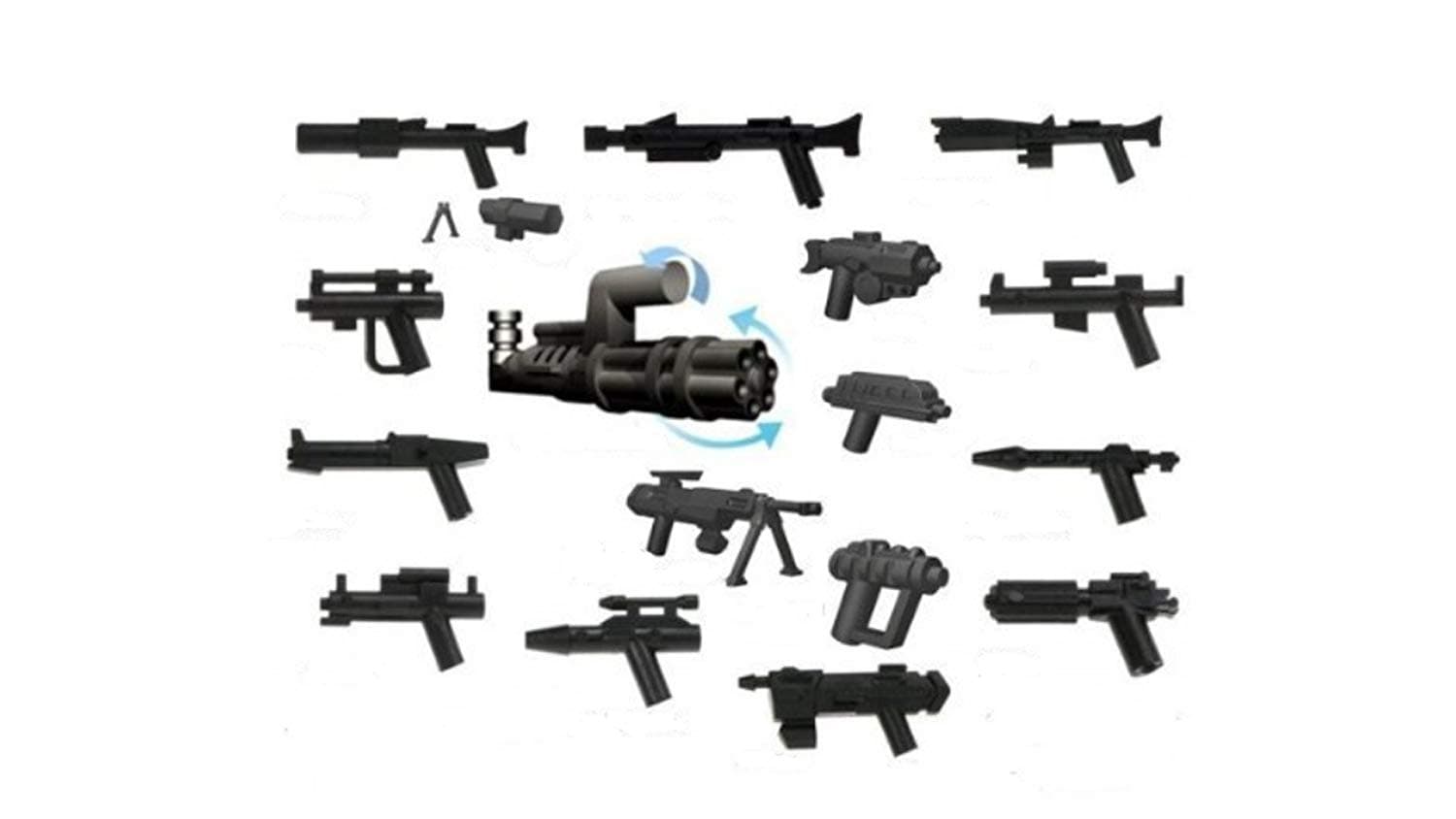 Little Arms Shop Weapon Set 16 Weapons and Accessories