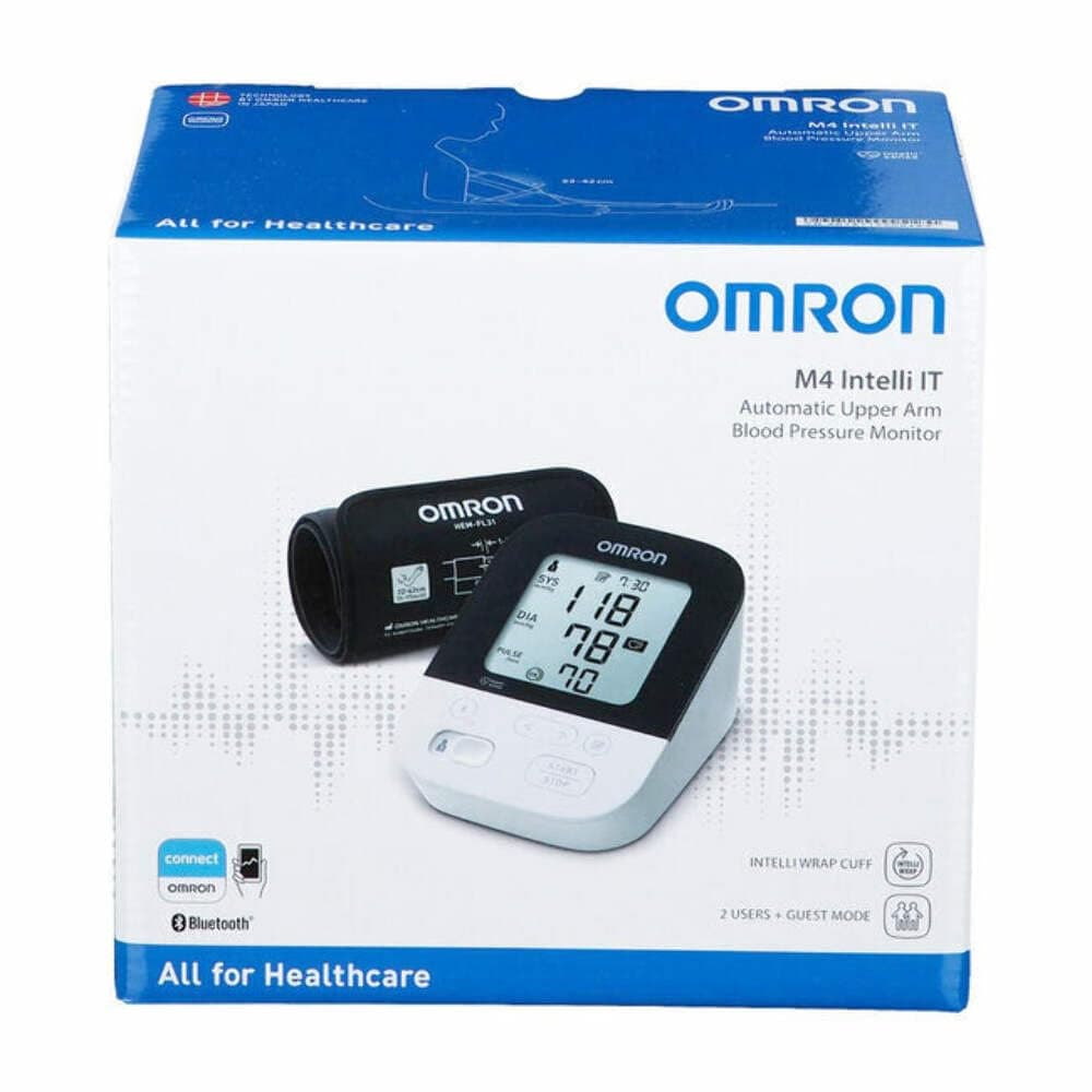 M4 intelli IT with Bluetooth - Arm blood pressure monitor, Intelli smart cuff, Blood Pressure Monitor clinically validated