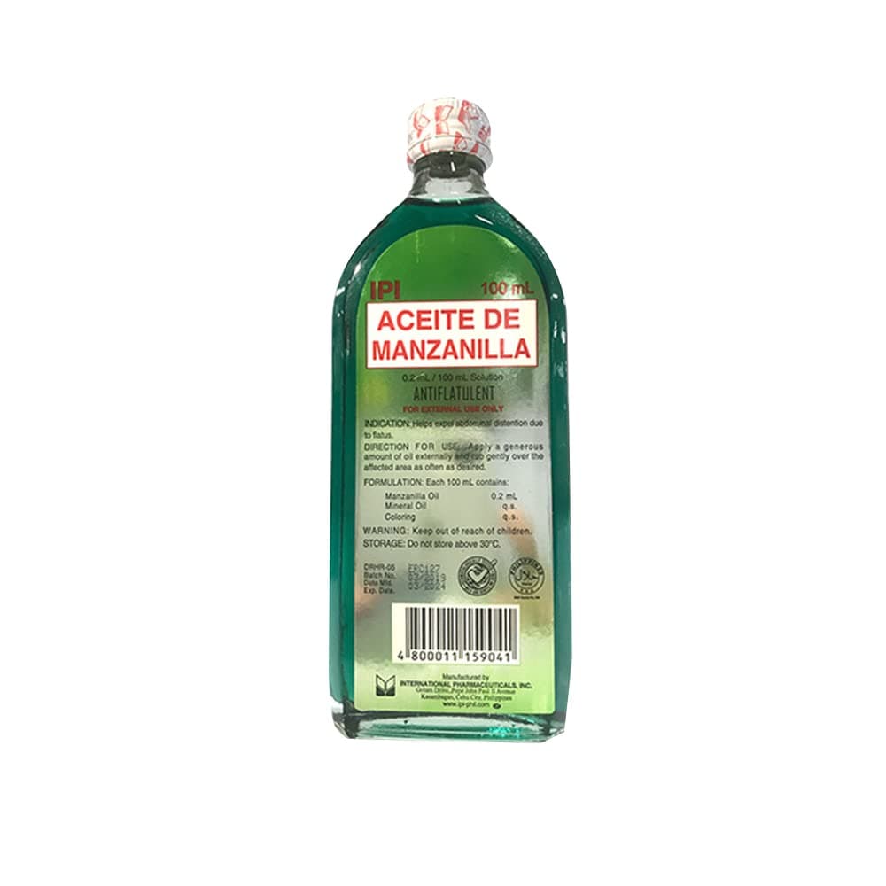International Pharmaceuticals Inc. Aceite De Manzanilla (2 Bottles x 100ml)