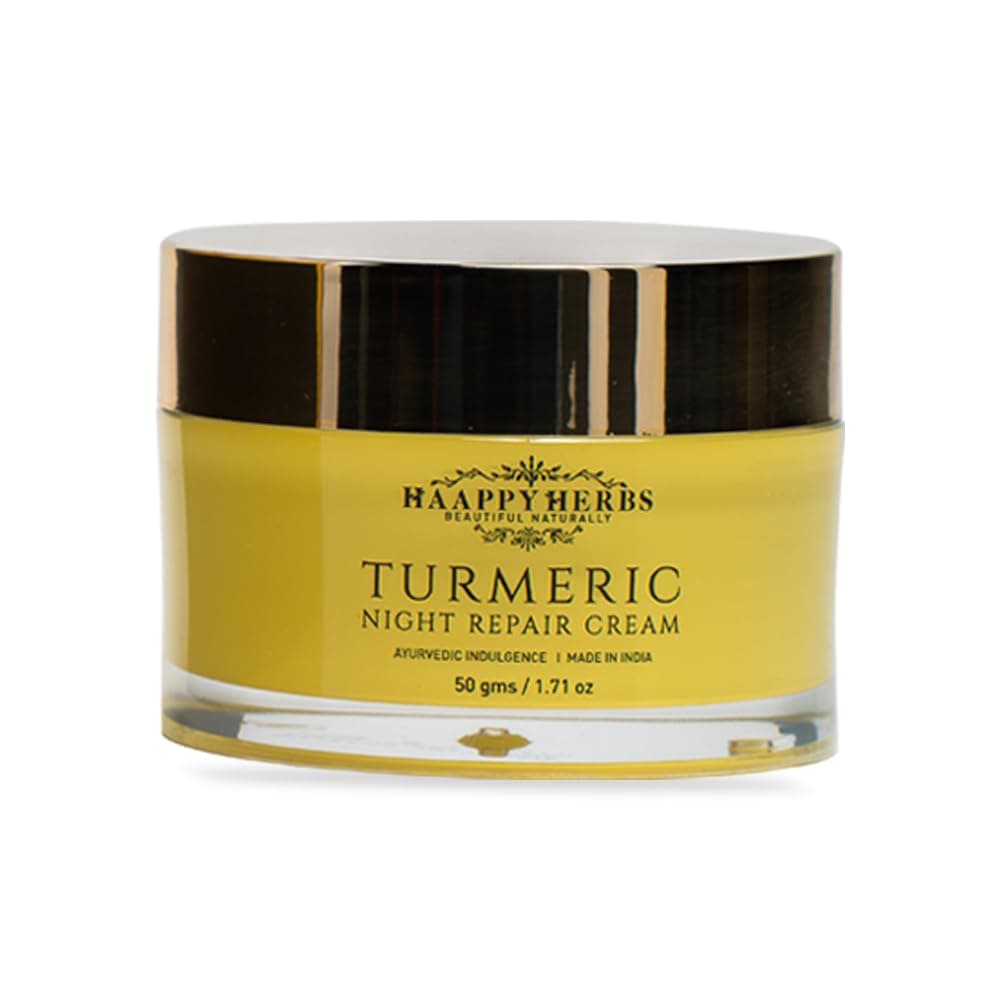 HAAPPY HERBS - BEAUTIFUL NATURALLY Turmeric Night Repair Cream - 50G