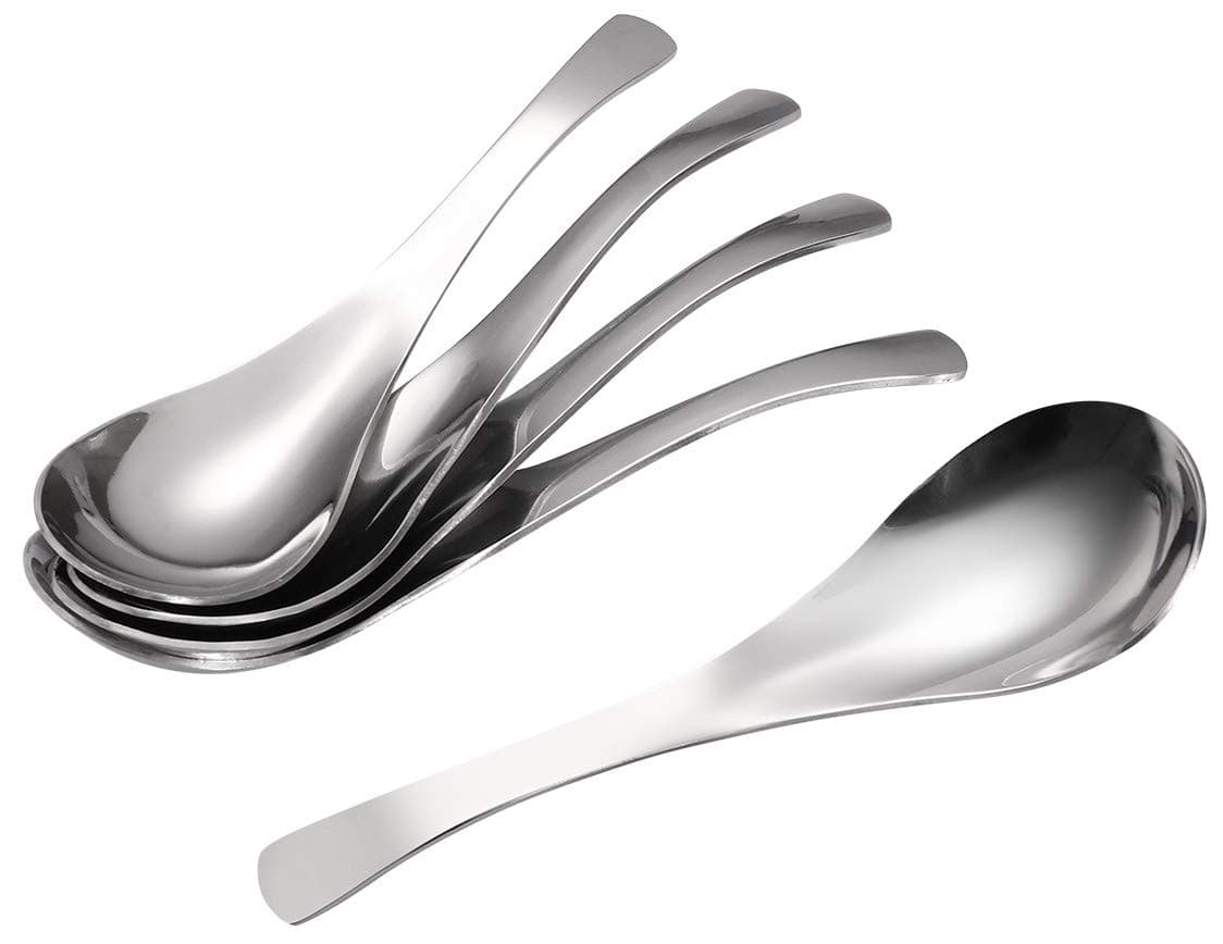Soup Spoons,Stainless Steel Short Handle Spoons, Classic And Durable Soup Spo...