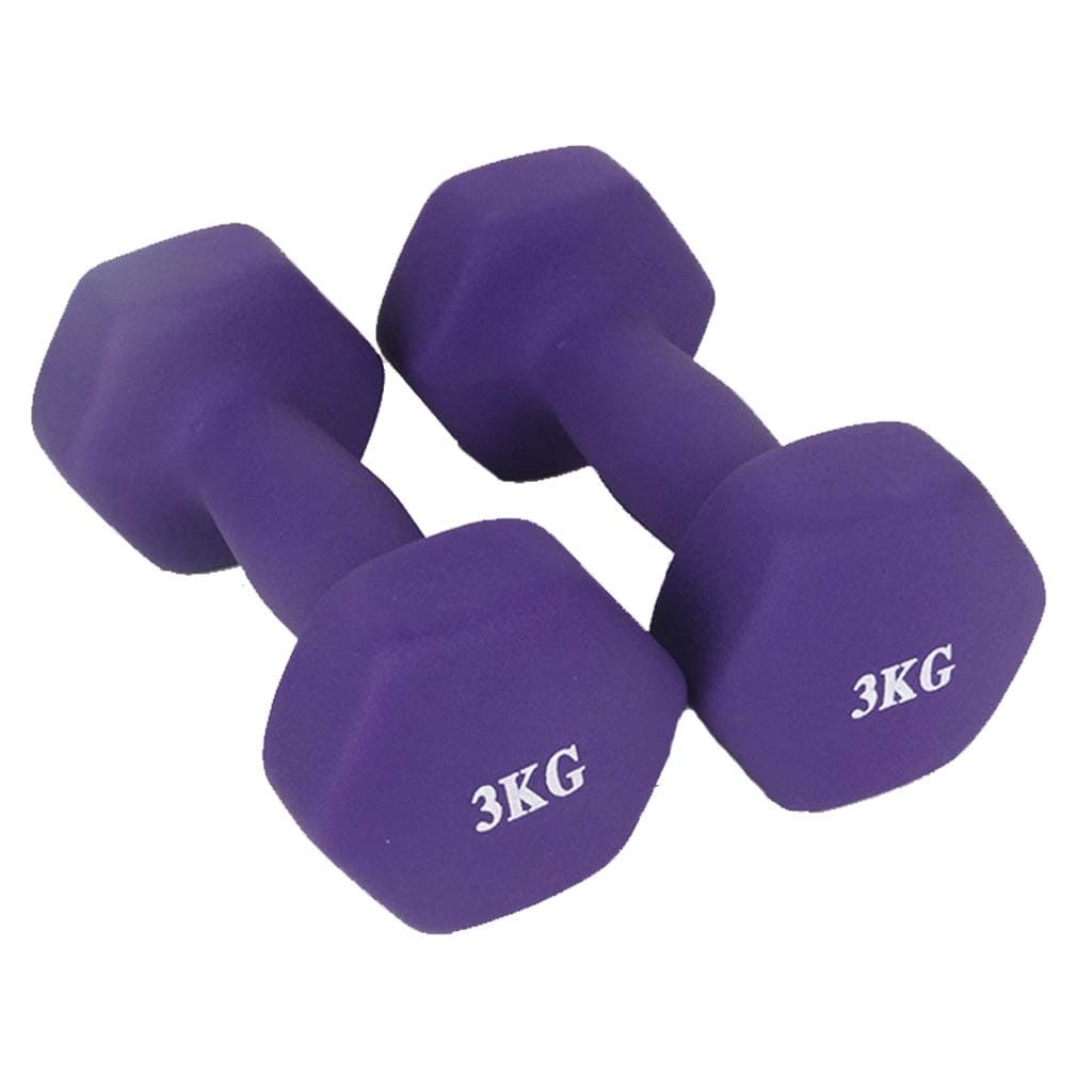 Dumbbells Set of 2 (1kg-10kg) Neoprene Dumbbell Set Weight Lifting Dumbbell Set for Men and Women for Home Gym Exercise Fitness Training Weight Lifting