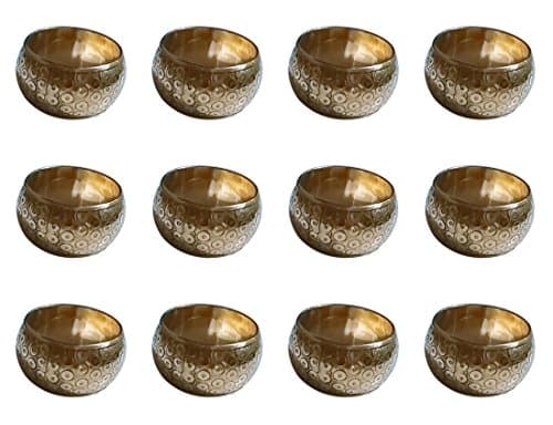 ARN Craft Handmade Gold Napkin Rings Set of 12 Brass for Home Kitchen Dining Room Table (CW- 12-12)