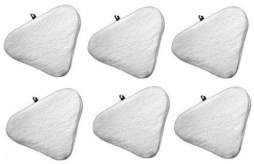 CKB LTD 6 x Microfibre CLOTH Washable Pad Fits Efbe-Schott,Delta, Swan SS2010 Montiss CSM5761M, H2O H20, VAX S2 & Bionaire Steam Mop