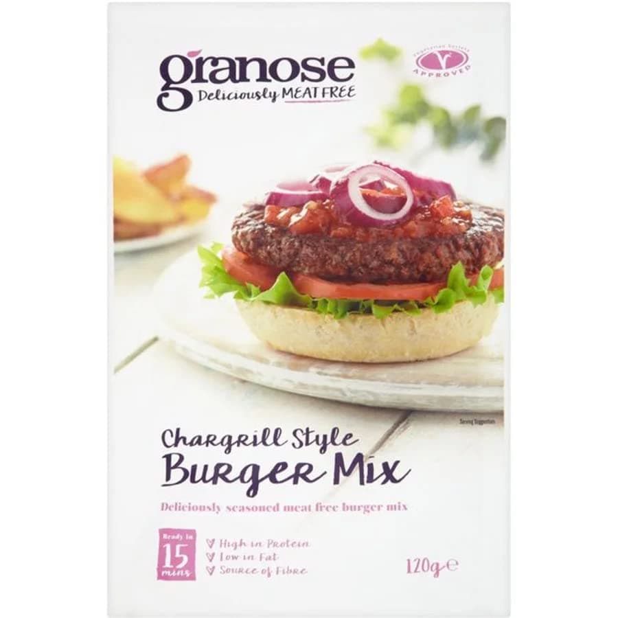 Granose | Chargrilled Style Burger Mix | 2 x 120g
