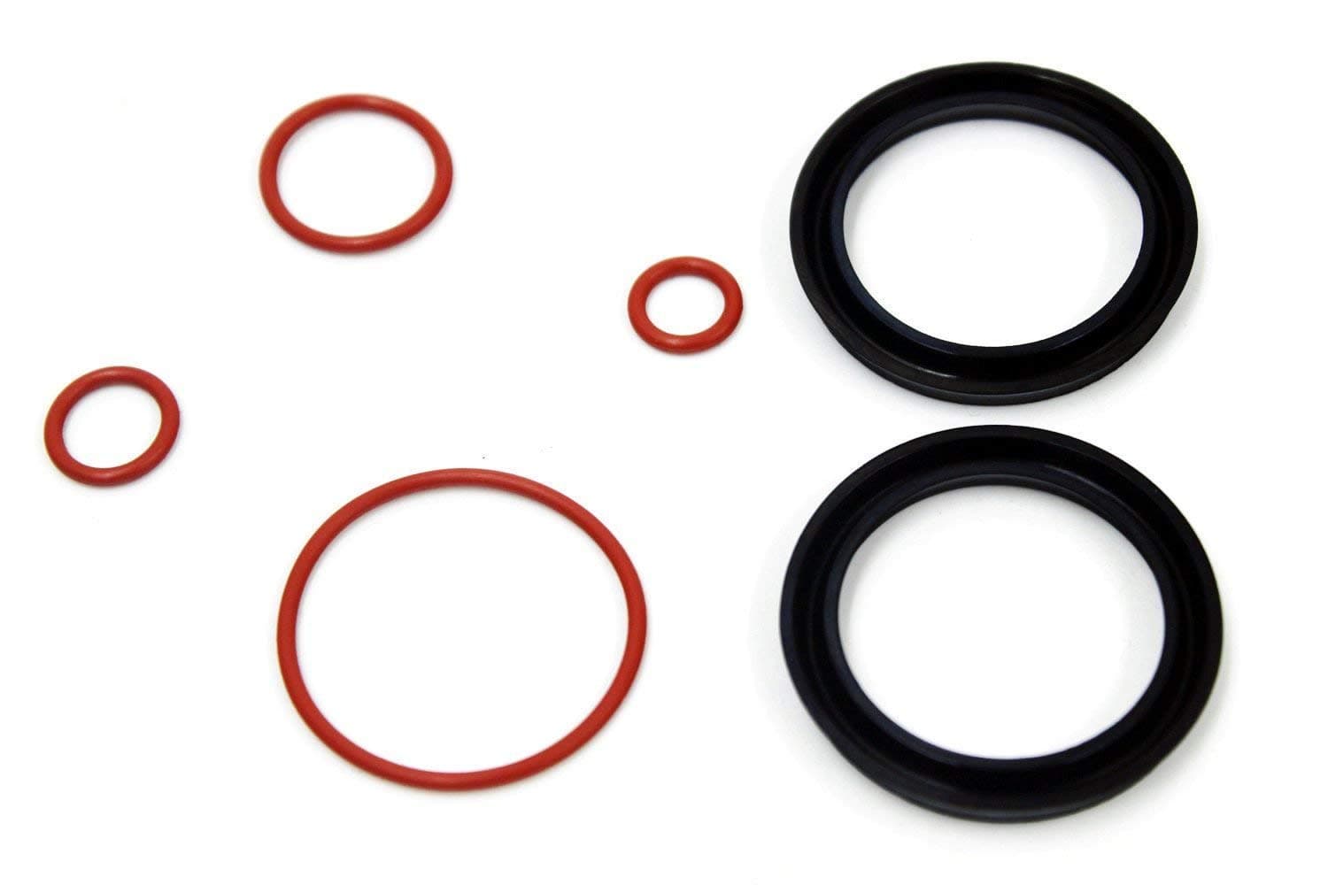 iFJF Fuel Filter Primer Seal Rebuild Kit for 2001-2013 GM Duramax Fuel Filter Housing with 4 Viton O-Rings and 2 Buna Nitrile Plunger Cups