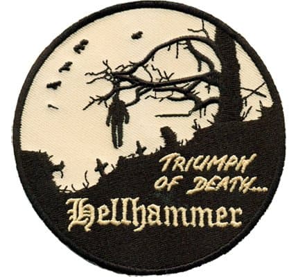 Triumph of Death Hellhammer Heavy Metal Thrash Biker Rocker Iron on Patch Badge