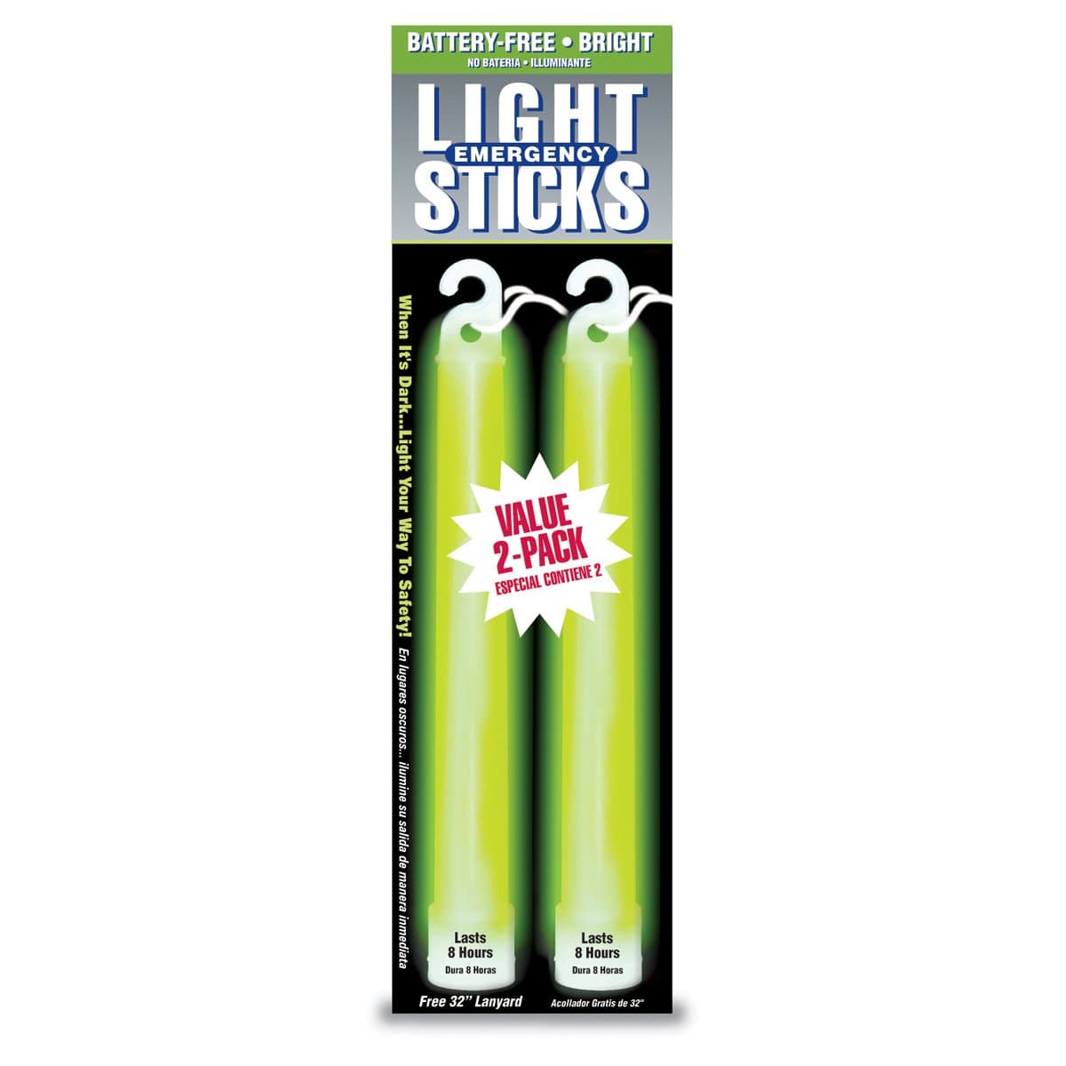 HM0510 Green 8 Hour Lightstick -2 Pack