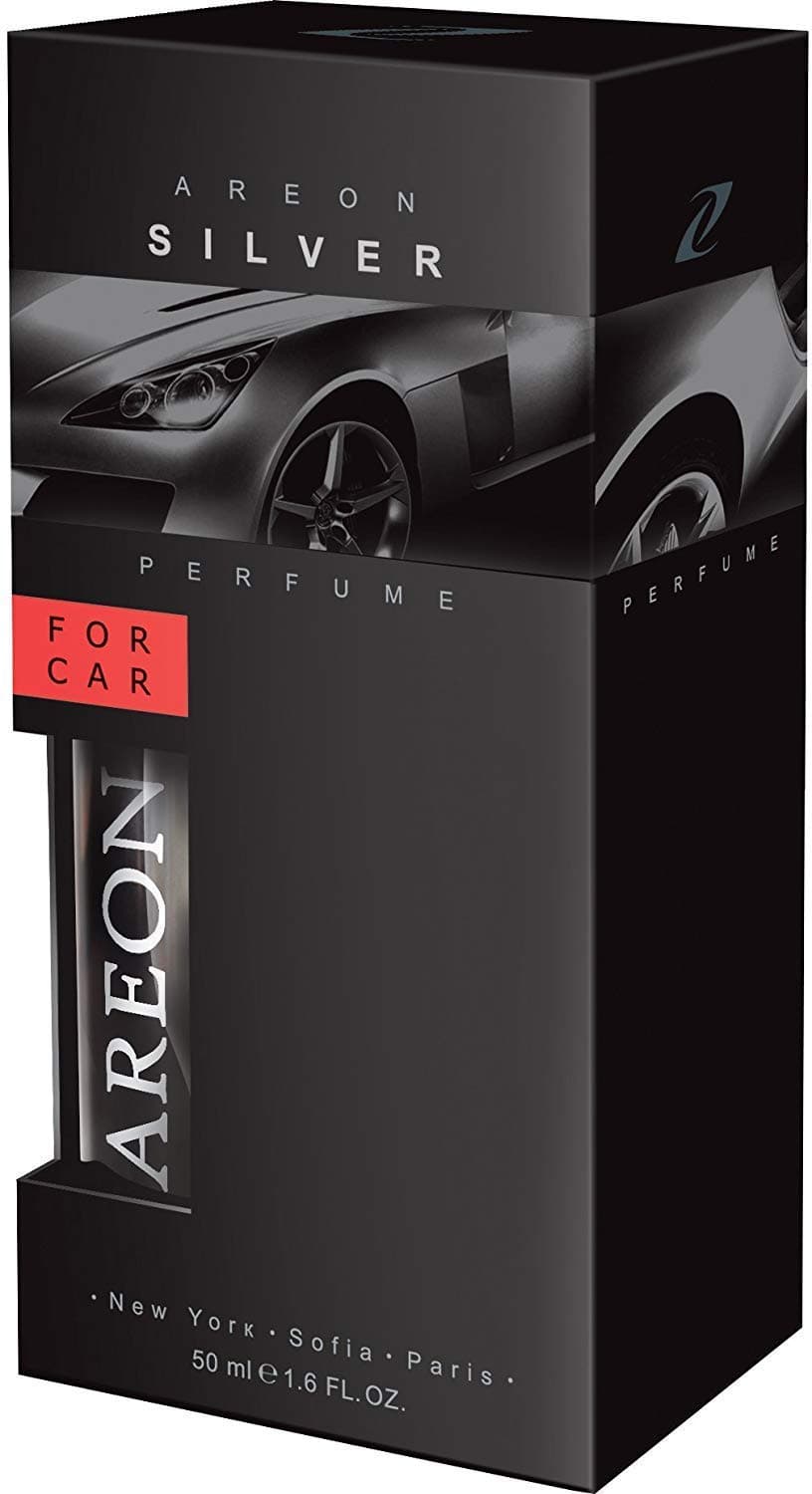 Areon Silver Perfume Car Air Freshener (50 ml) (50ml)
