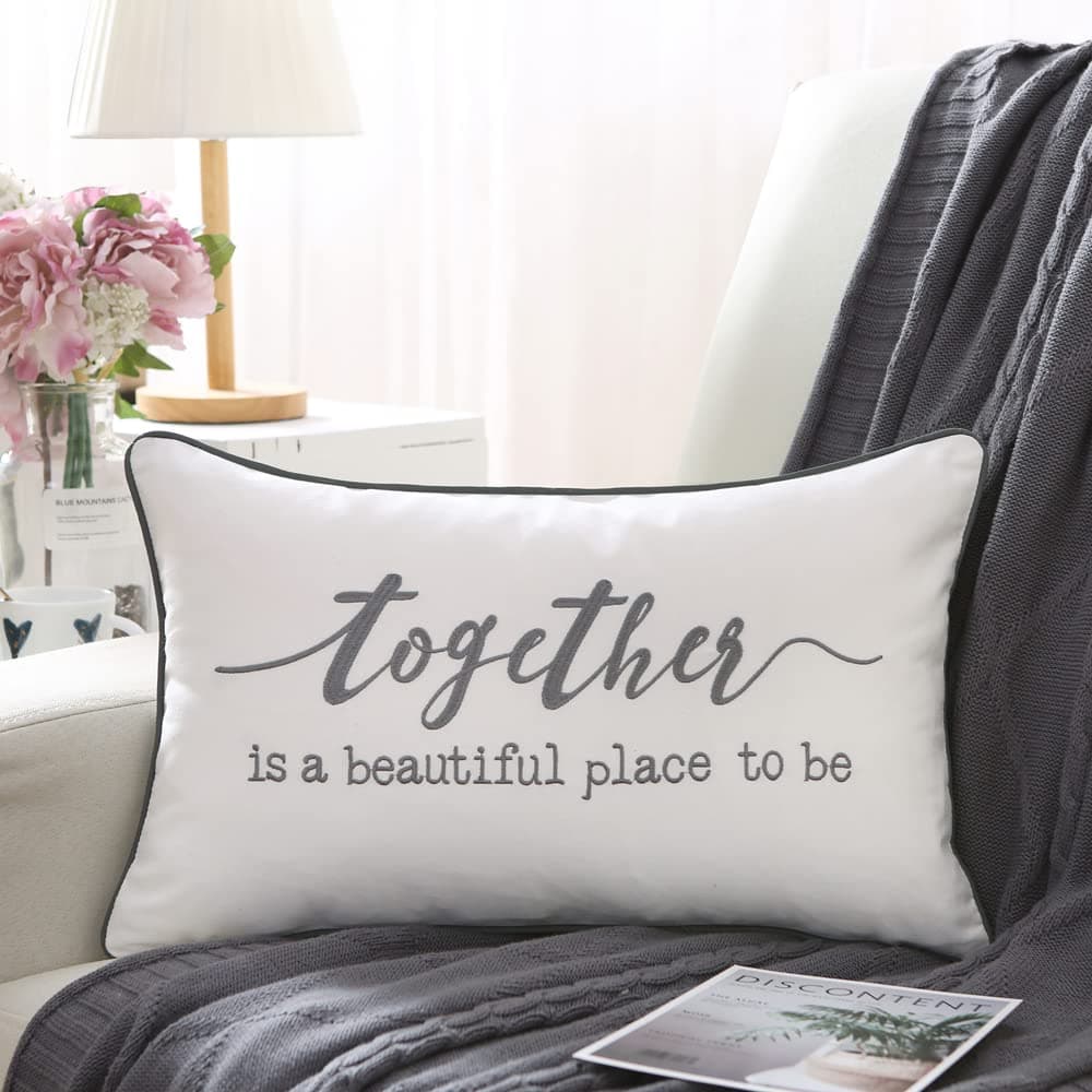 Together Throw Pillow Cover