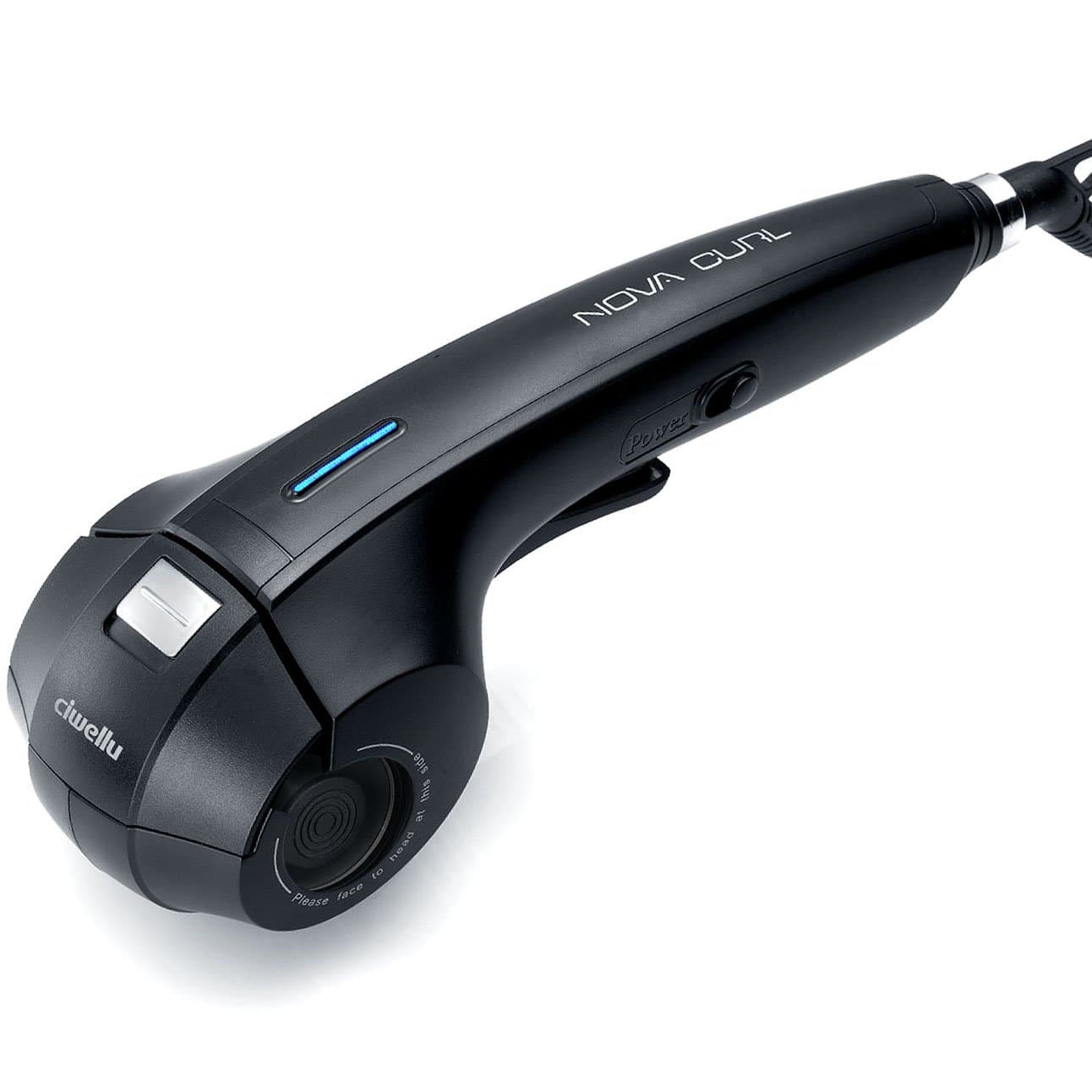 Ciwellu Automatic hair curler,Tourmaline Ceramic Curling Iron,Professional Curl Machine With LED Display,Magic Roller Wave Fashion Curl Wand Tool for All Types of Hair (black)