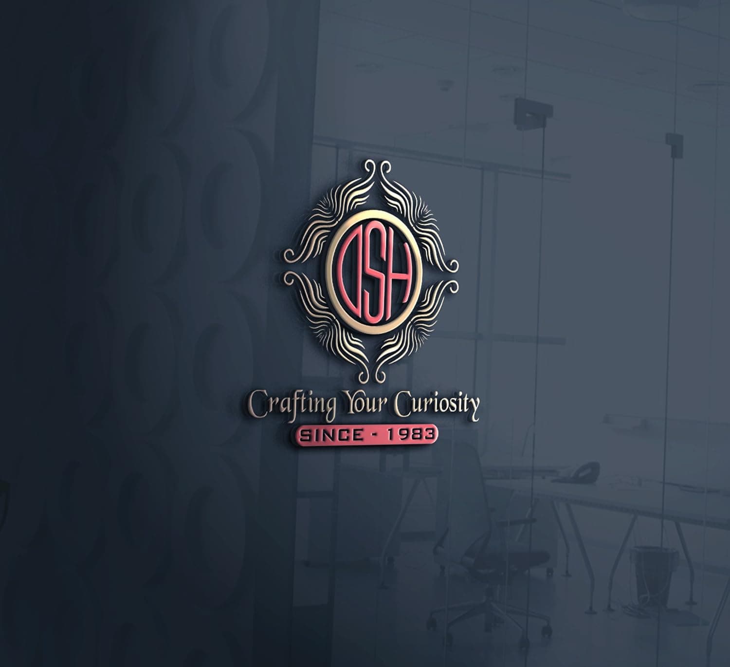 DSH CRAFTING YOUR CURIOSITY Metal Wall Deco Multi Color Wall Hanging Wall Arts For Home Hotel Office Living Room Bedroom Decoration. (WART-27)