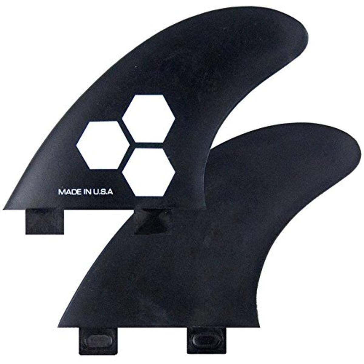Channel Islands Surfboards Polymer Quad Trailer Fin Set With 2 Fins Fcs Base