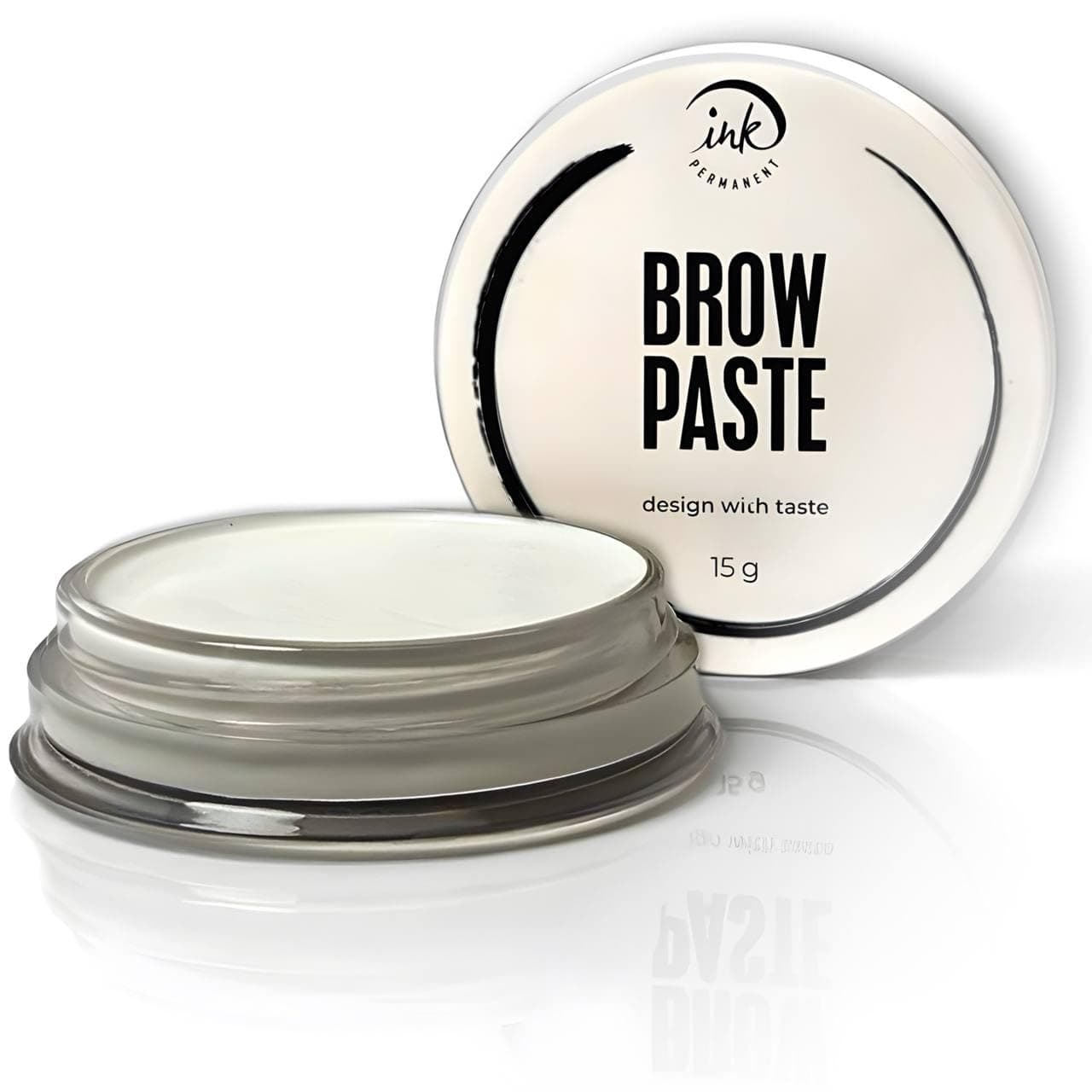 Eyebrow White Mapping Paste [Large 15g Bottle] Brow Mapping Paste, Eyebrow Contour for Microblading and PMU Supplies, Brow Design, Draw or Sketch the Shape