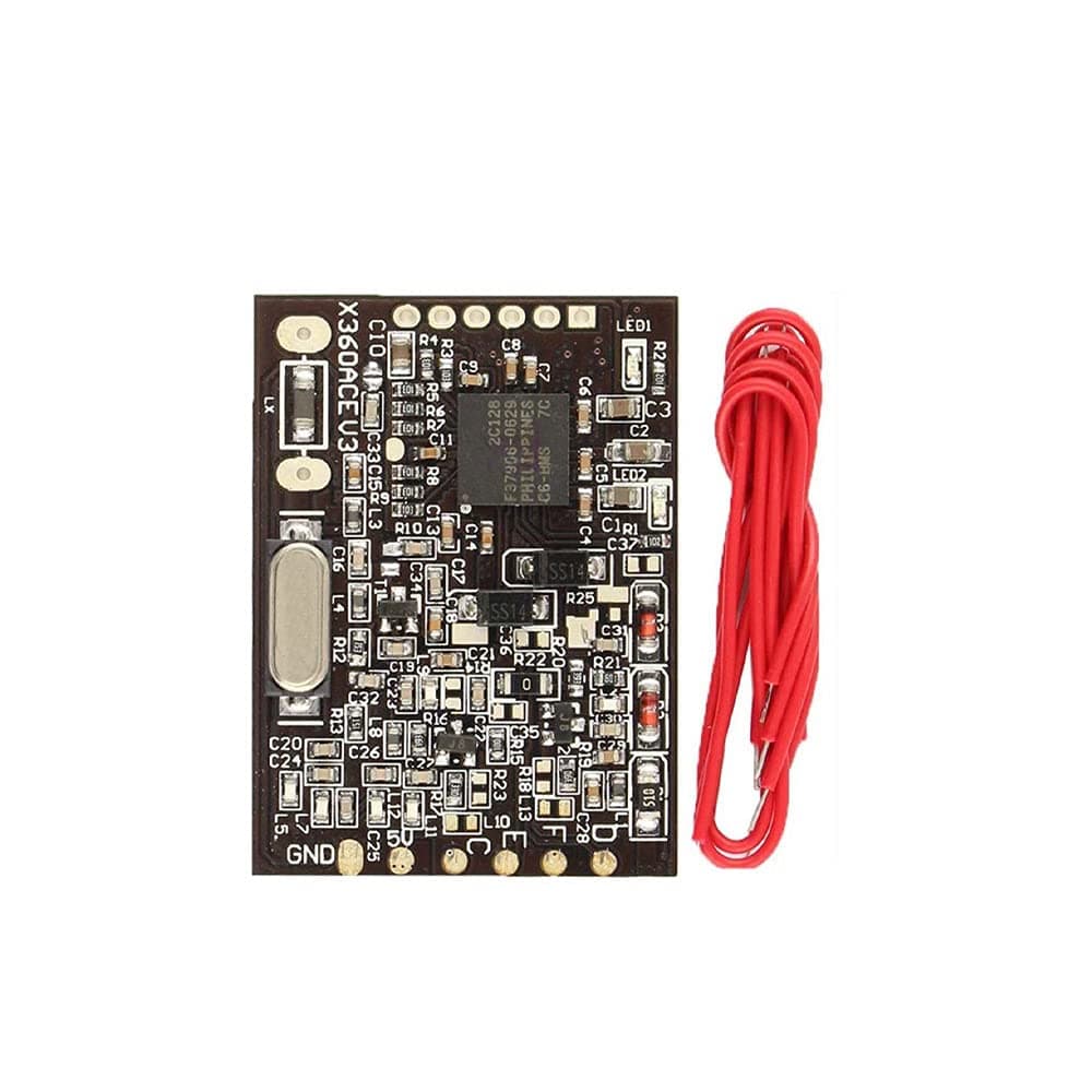 1PCS X360 ACE V3 150MHz 360 Machine Pulse Chip Mod Chip Crystal Coffee Slim Version with Slim Cable Support All Corona Falcon and Xbox Slim Newest Version