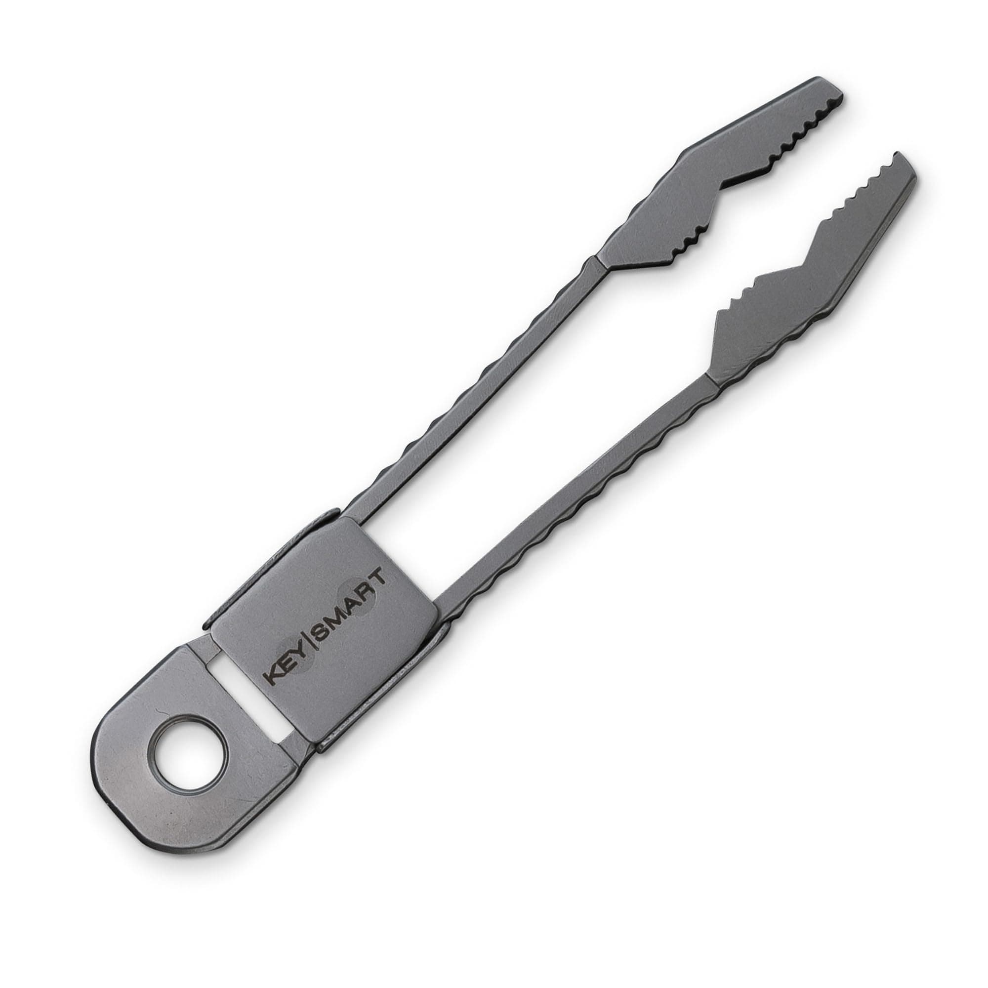 KeySmart Nano Pliers, Mini Pocket Keychain Pliers that fit inside KeySmart, Ideal for Fishing, Camping and other indoor and outdoor uses (Stainless Steel)