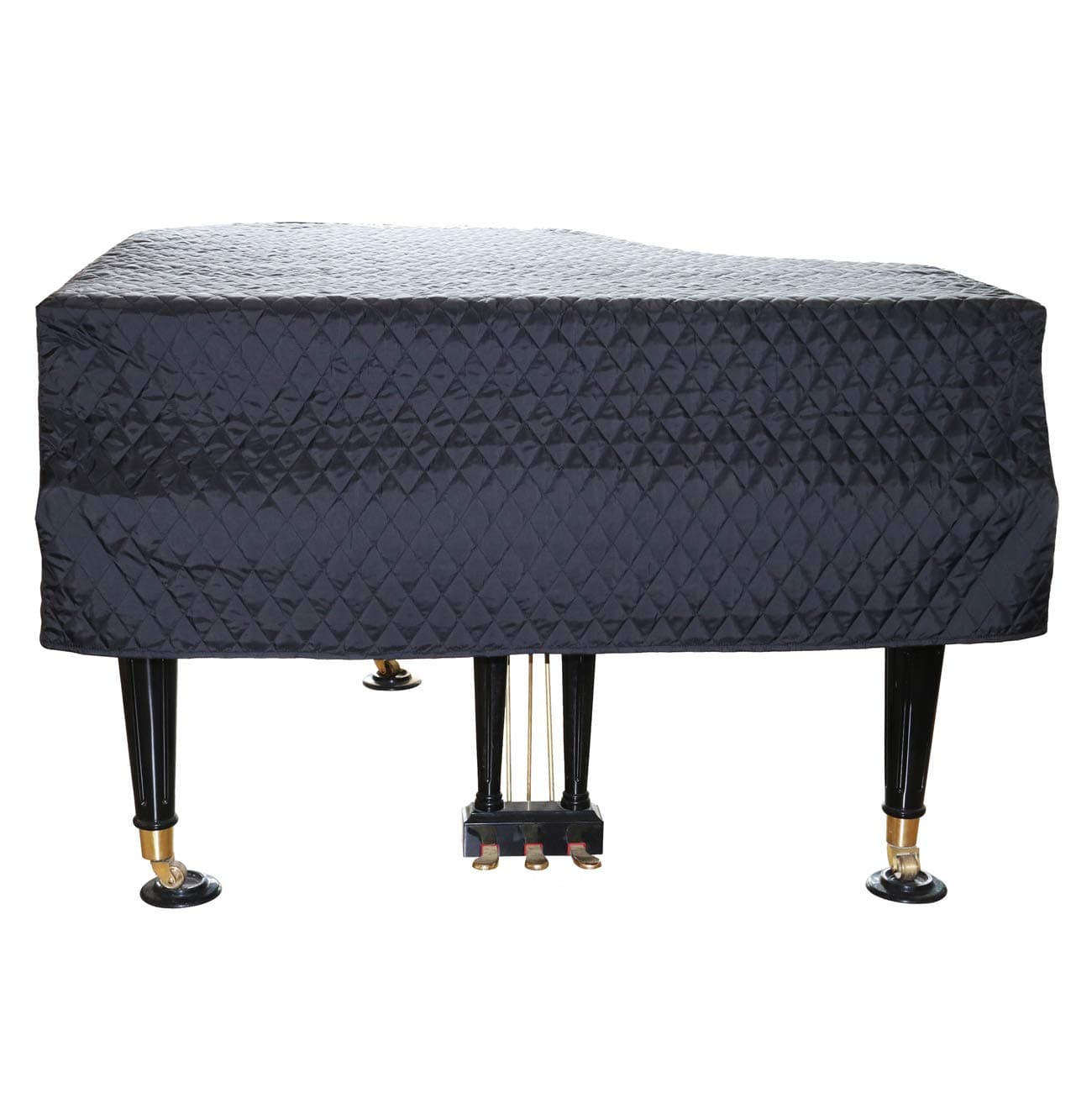 Grand Piano Full Cover Waterproof Moisture-Proof and Dustproof Grand Piano Protective Cover (160cm/62.9in, Black)