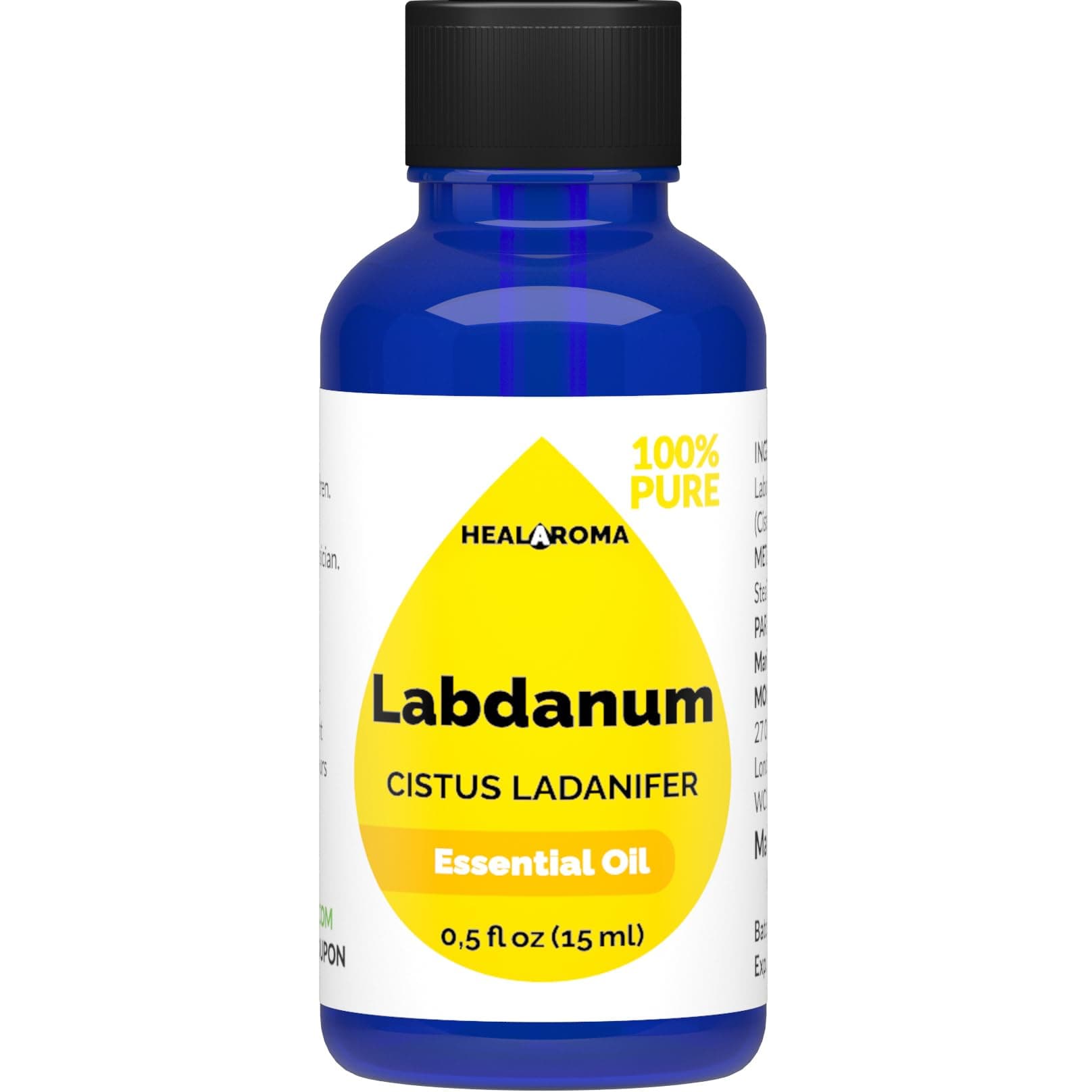 Labdanum Essential Oil 15 ml - 0.5 oz - Pure & Natural