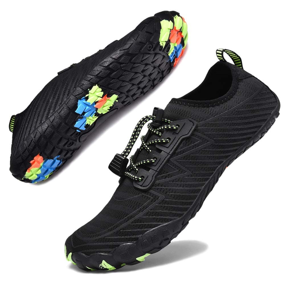 Hotaden Water Shoes for Men Women Quick Dry Barefoot Aqua Socks Lightweight Swimming Shoes for Beach