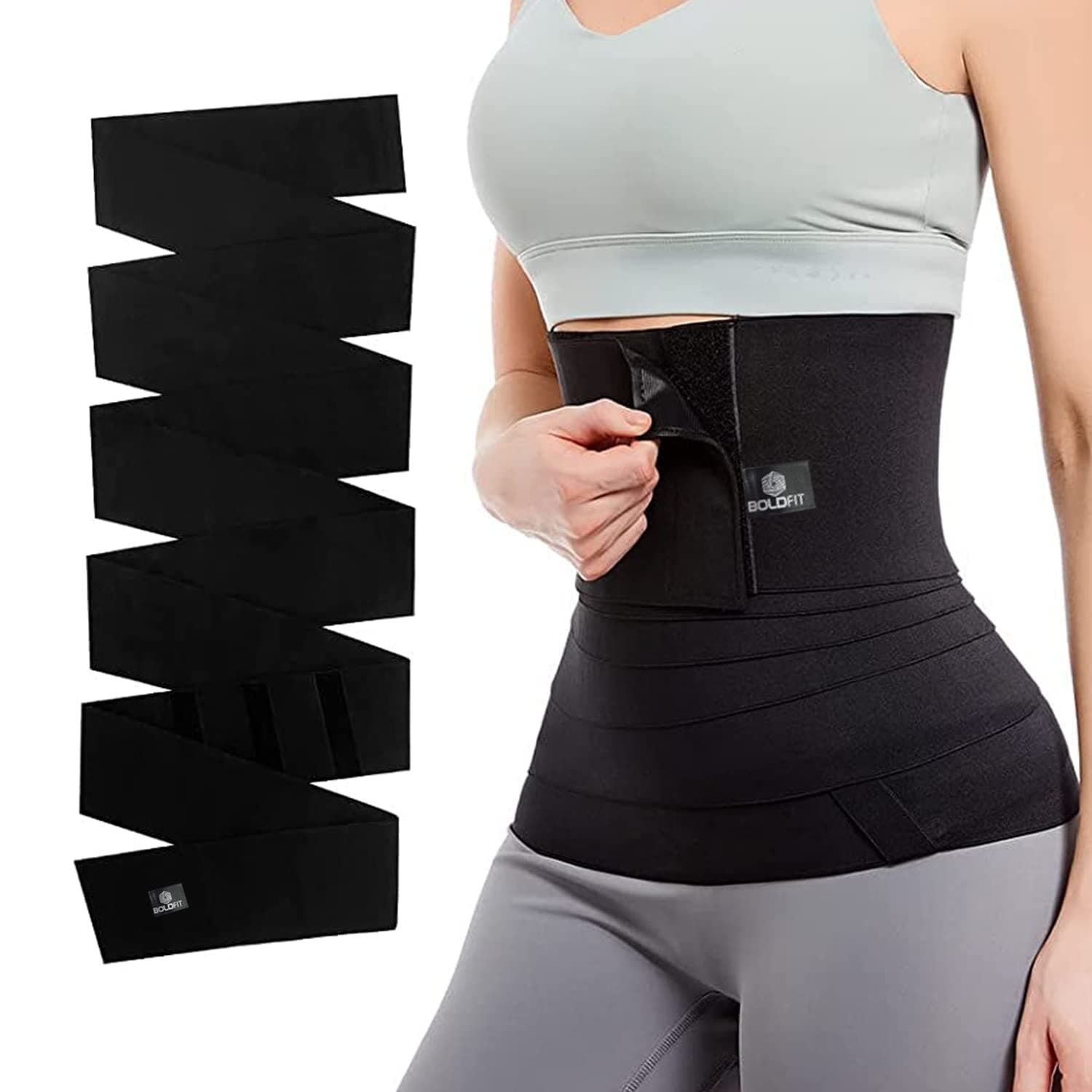 Boldfit Postpartum Belt After Delivery Slim Belt for Women Belly Fat Maternity Belts After Delivery Abdominal Belts post Deliveries Pregnancy Tummy shaper for Women Slimming High Waisted Body Shaper