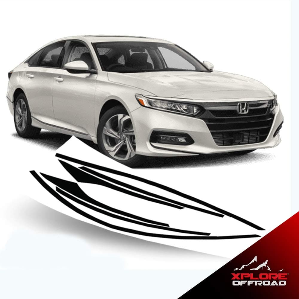 XPLORE OFFROAD - Accord | Chrome Delete Kit | Black Auto Vinyl | 2018 - 2019