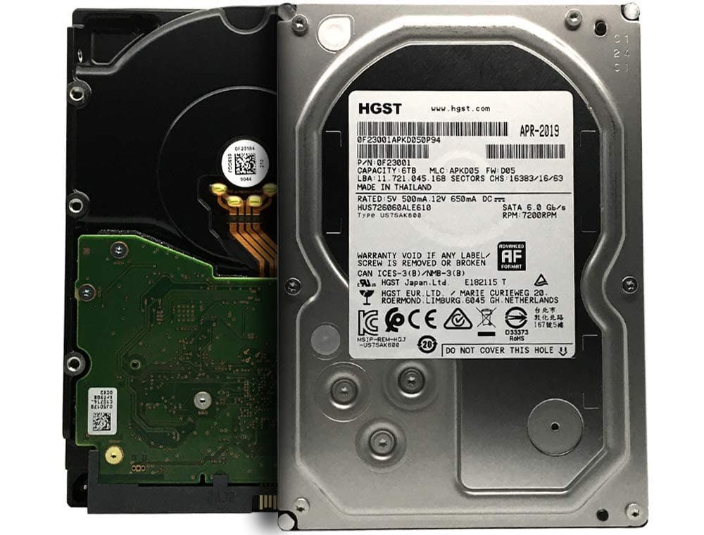 - HGST Ultrastar 7K6000 HUS726060ALE610 (0F23001) 6TB 7200 RPM 128MB Cache SATA 6.0Gbps 3.5in Enterprise Hard Drive - 5 Year Warranty (Renewed),Mechanical Hard Disk