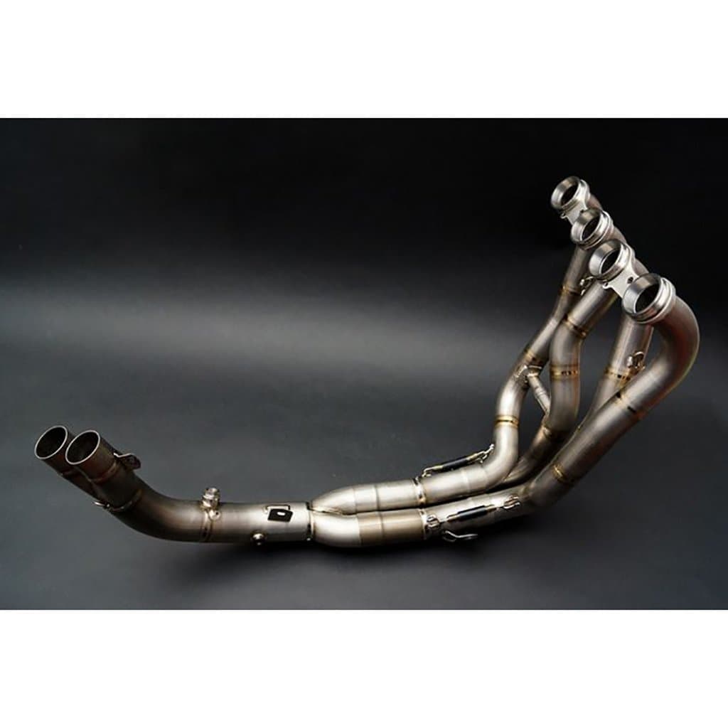 Exhaust Manifold Bodis MF4-014, Manifold-Set Full-Titan with Catalyst-Alternate-Pipe for MV Agusta F4 1000 Ago | MV Agusta F4 1000 CC | MV Agusta F4 1000 Monza | MV Agusta F4 1000 R | MV Agusta F4