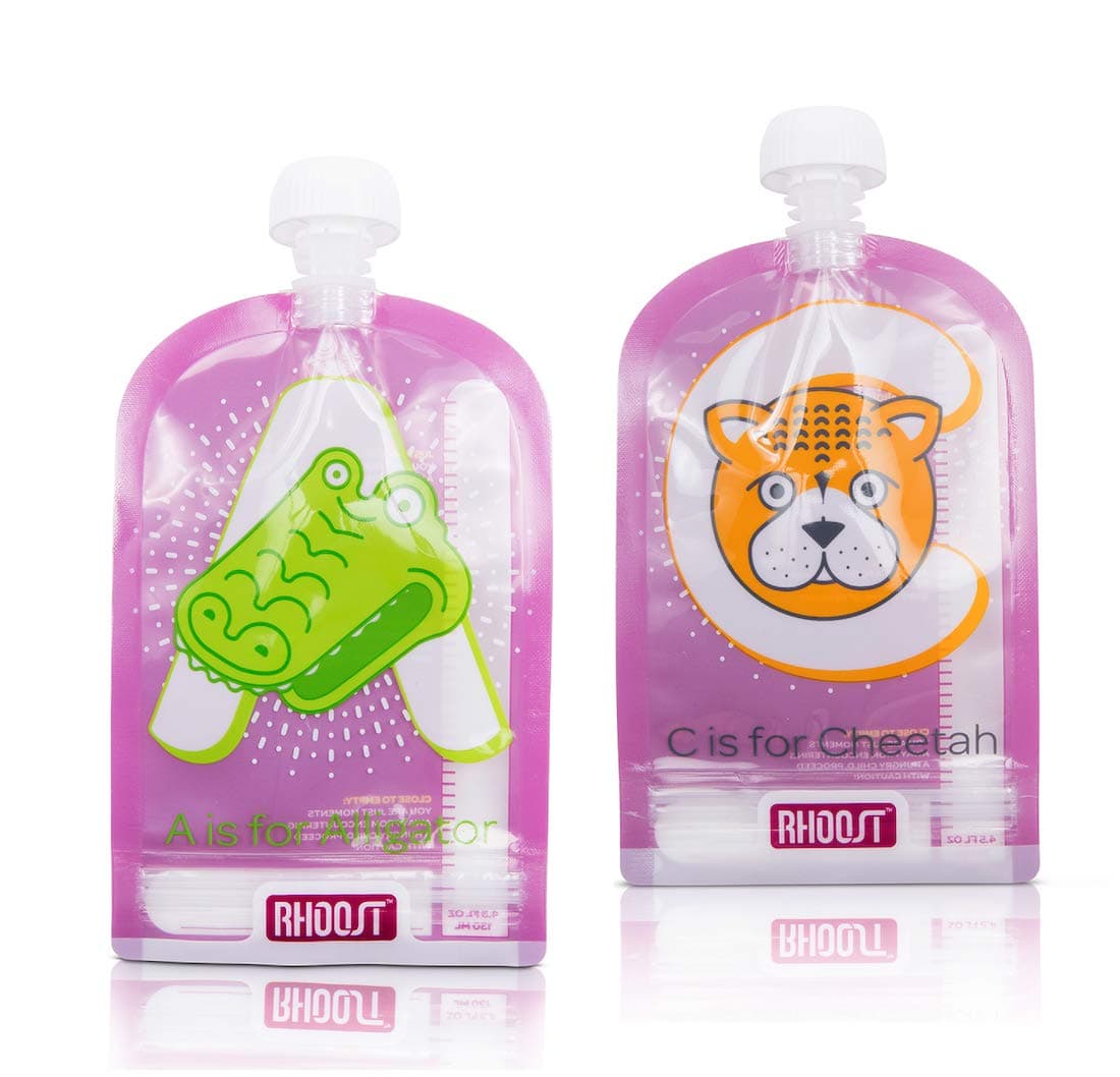 RhoostABCD Reusable Food Pouch, 1 EA