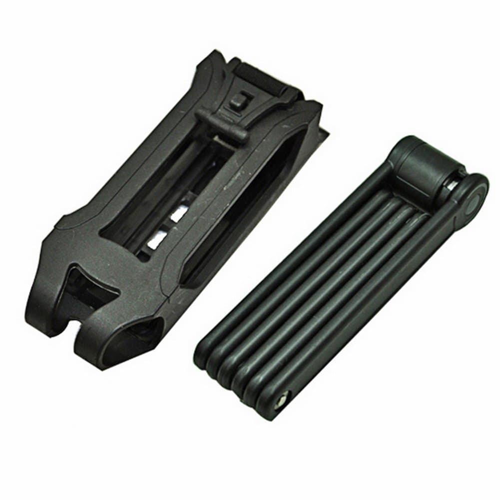 TONYON Folding Bike Lock Heavy Duty Bicycle Locks Anti-Theft Folding Lock Carrying Case Included 6 segments