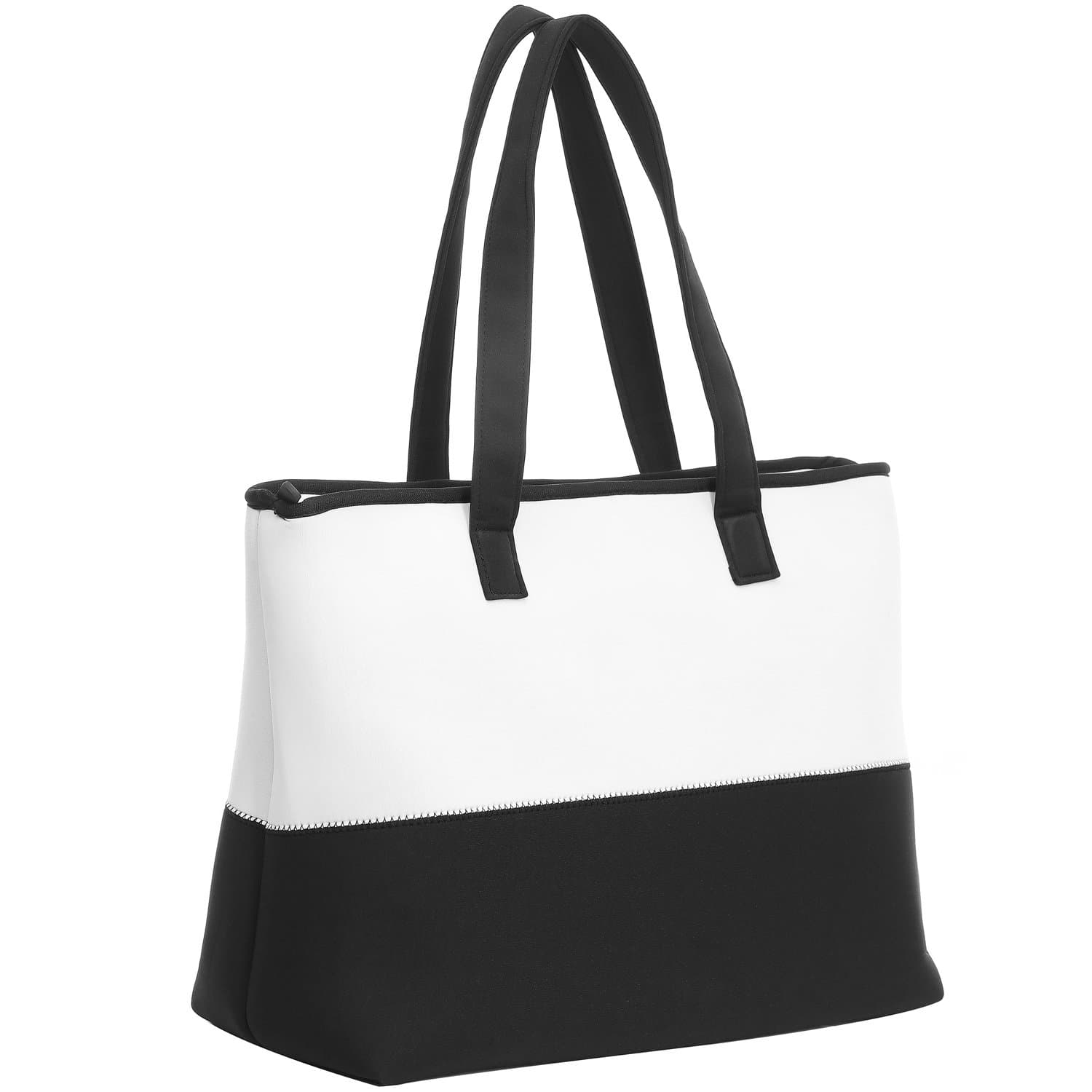 WARUDA LANE Damen Schultertasche Mädchen Handtaschen Soft Premium Leder & Nylon Bowling Bag Hobos Hochwertige Leichte Einkaufstasche Einkaufstaschen Wasserdichte Top-Griff Taschen Strandtasche