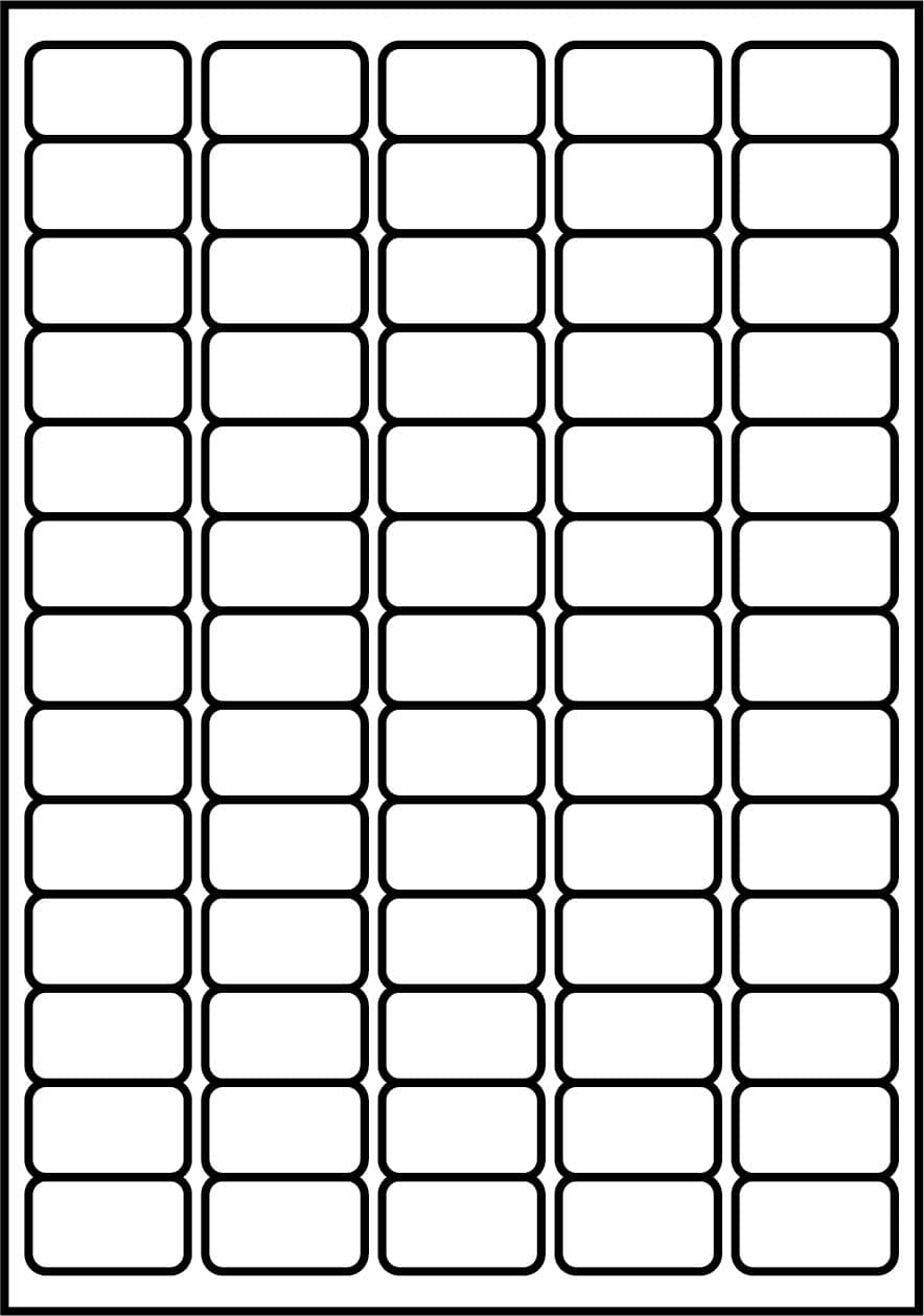 SmithPackaging A4 Self Adhesive Address 6500 Labels, 38.1 mm Length x 21.2 mm Width