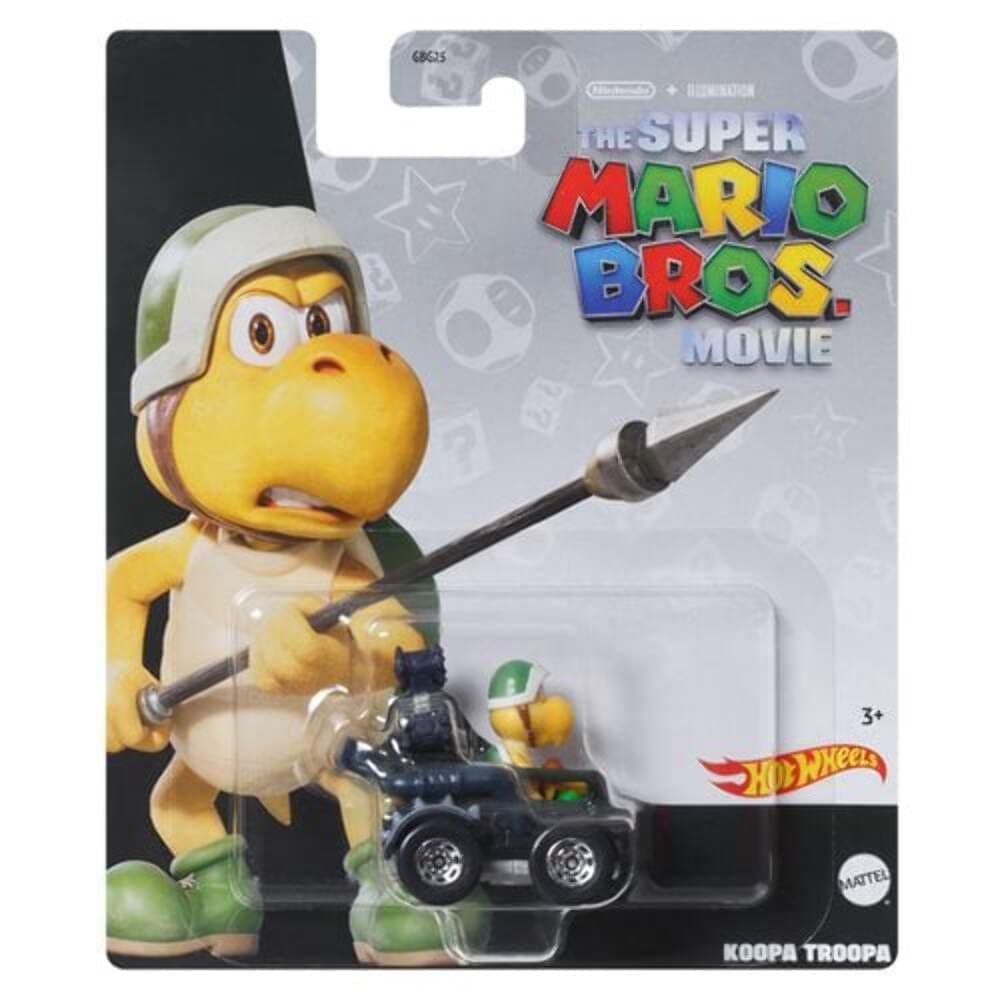 Super Mario Movie Koopa Troopa 1:64 Scale Toy Car