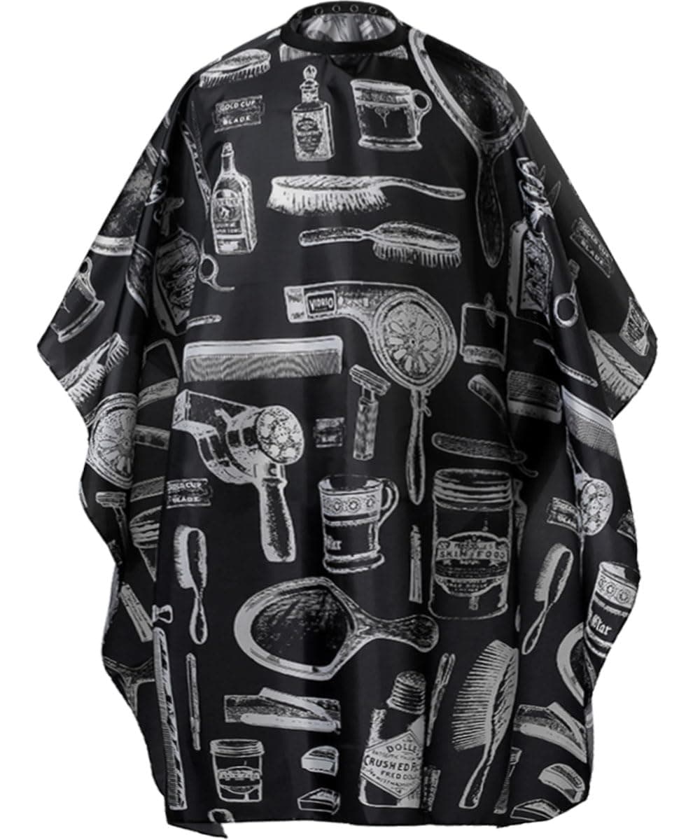 'Borogo Professional Waterproof Hair Styling Cape Nylon Haircuting Salon Cape Gown Hair Salon with Snap Closure - 50'' x 60'''