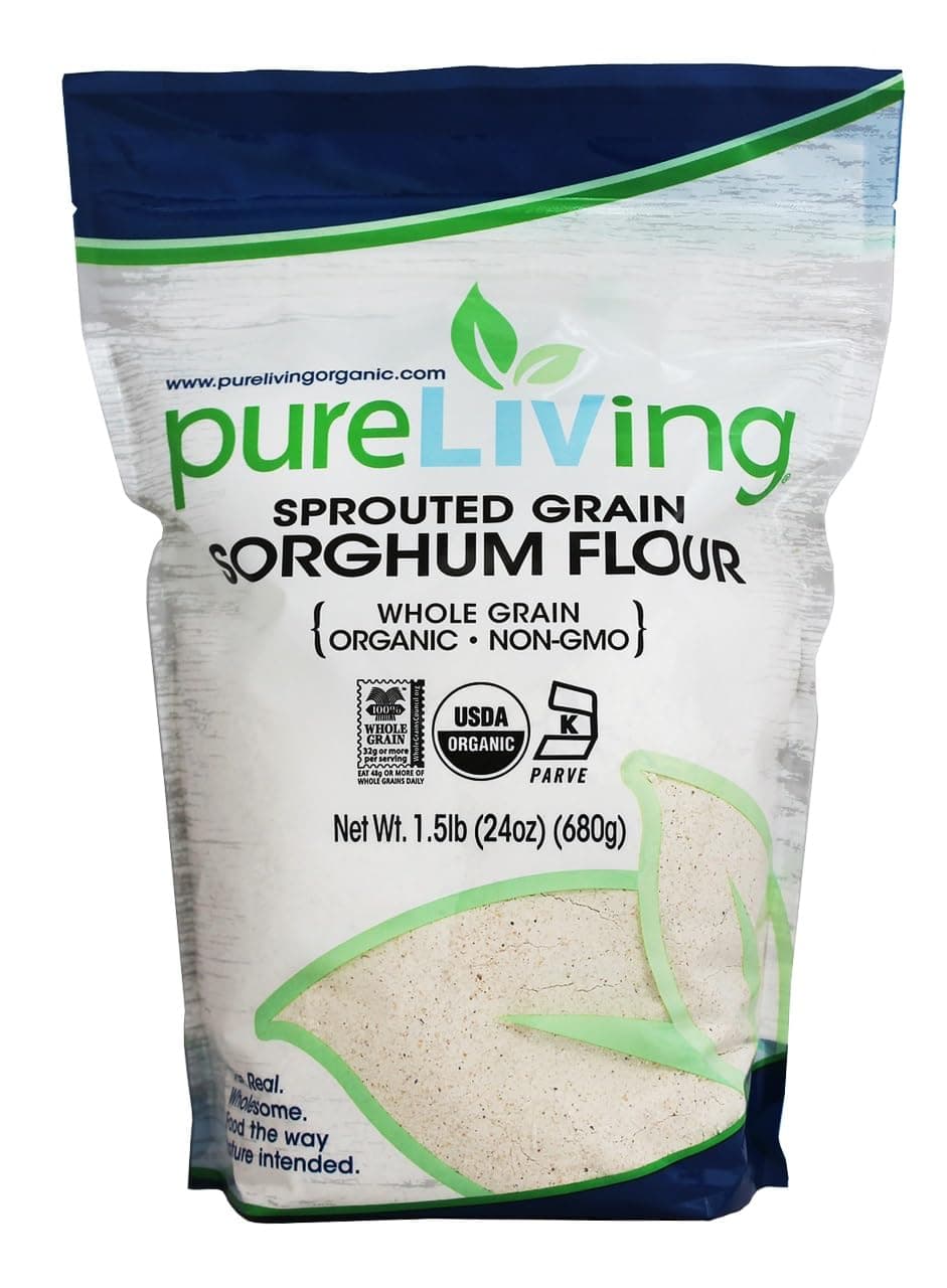 Sprouted Sorghum Flour, Organic, Gluten Free - 24 oz (Pack of 6)