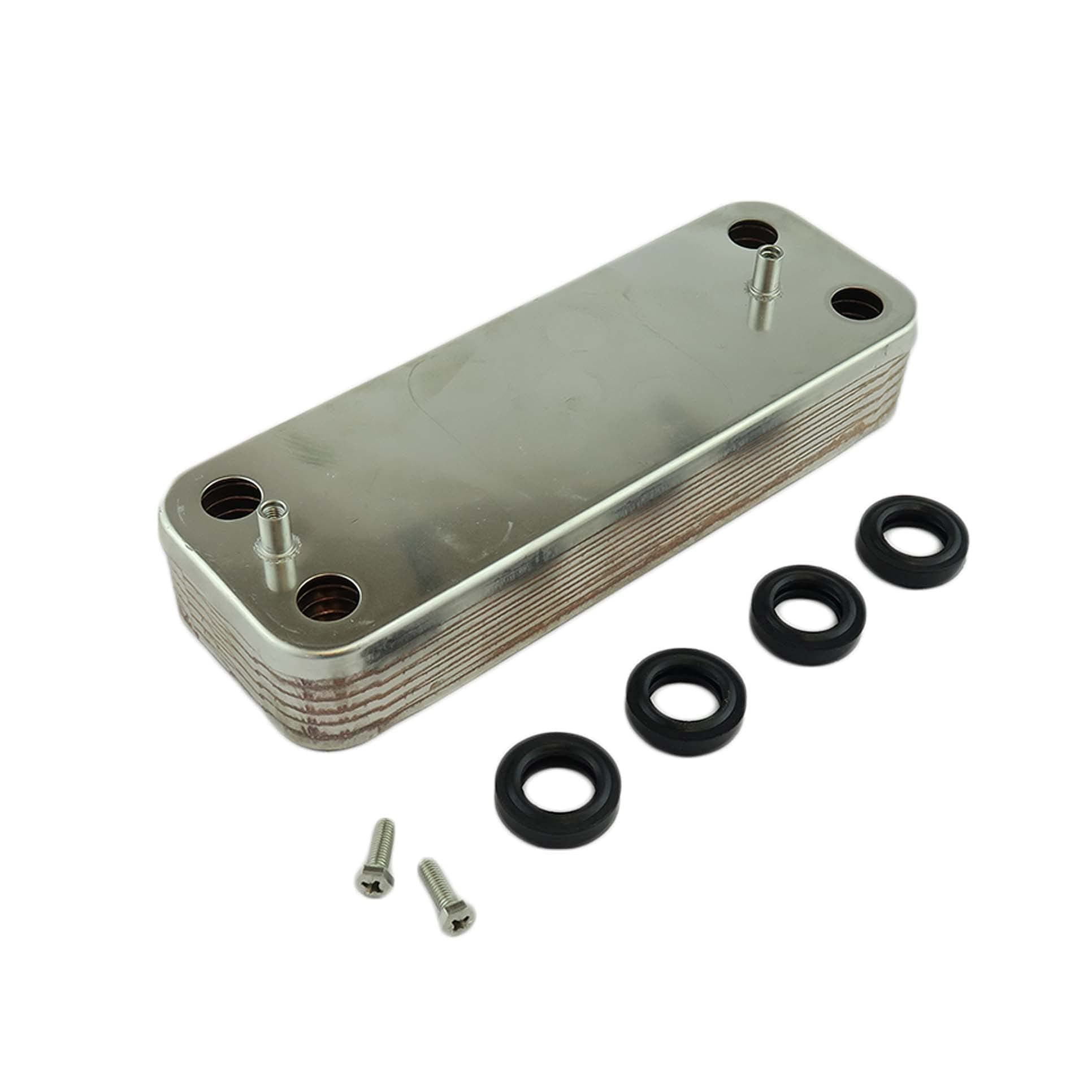 HTS Boiler Heat Exchanger Compatible with BAXI Combi 80E & 80 MAXFLUE Boiler D. HOT Water 12 Plates Heat Exchanger 248047