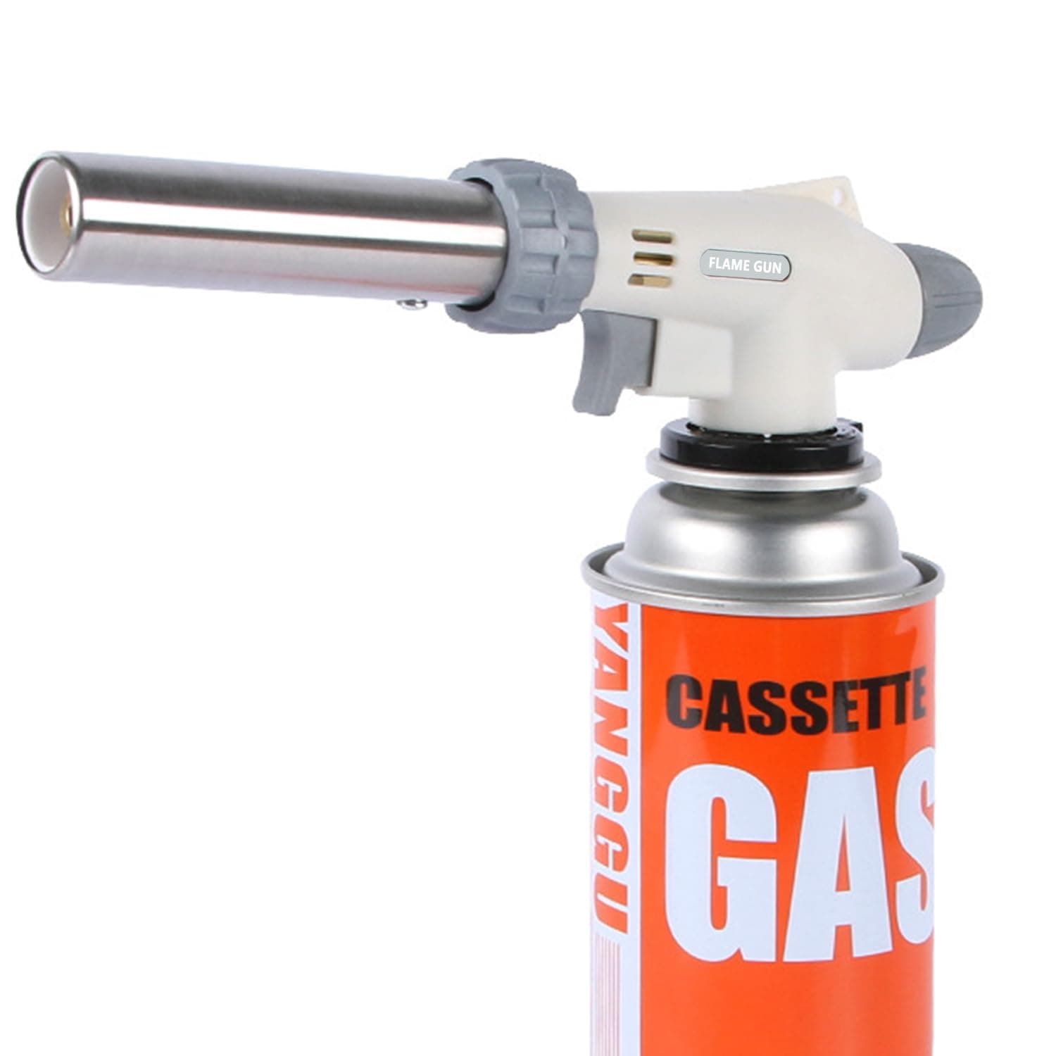 Butane Torch,Kitchen Cooking Blow Torch Chef Gas Torch,Power Soldering Torch,Adjustable Flame Torch Lighter for Cooking,BBQ,Metal Welding,Baking(Butane Gas Not Included)