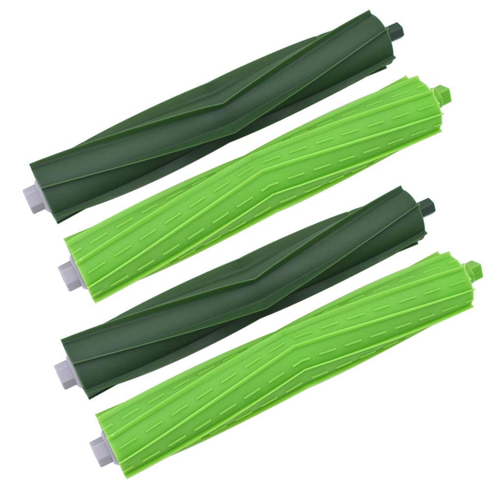Neutop 2 Sets Replacement Rubber Brushes Rollers Compatible with iRobot Roomba e, i, & j Series E5, E6, i3, i3+, i4, i4+, i6, i6+, i7, i7+, i8, i8+, j7, j7+, Plus Robot Vacuum Parts Accessories.