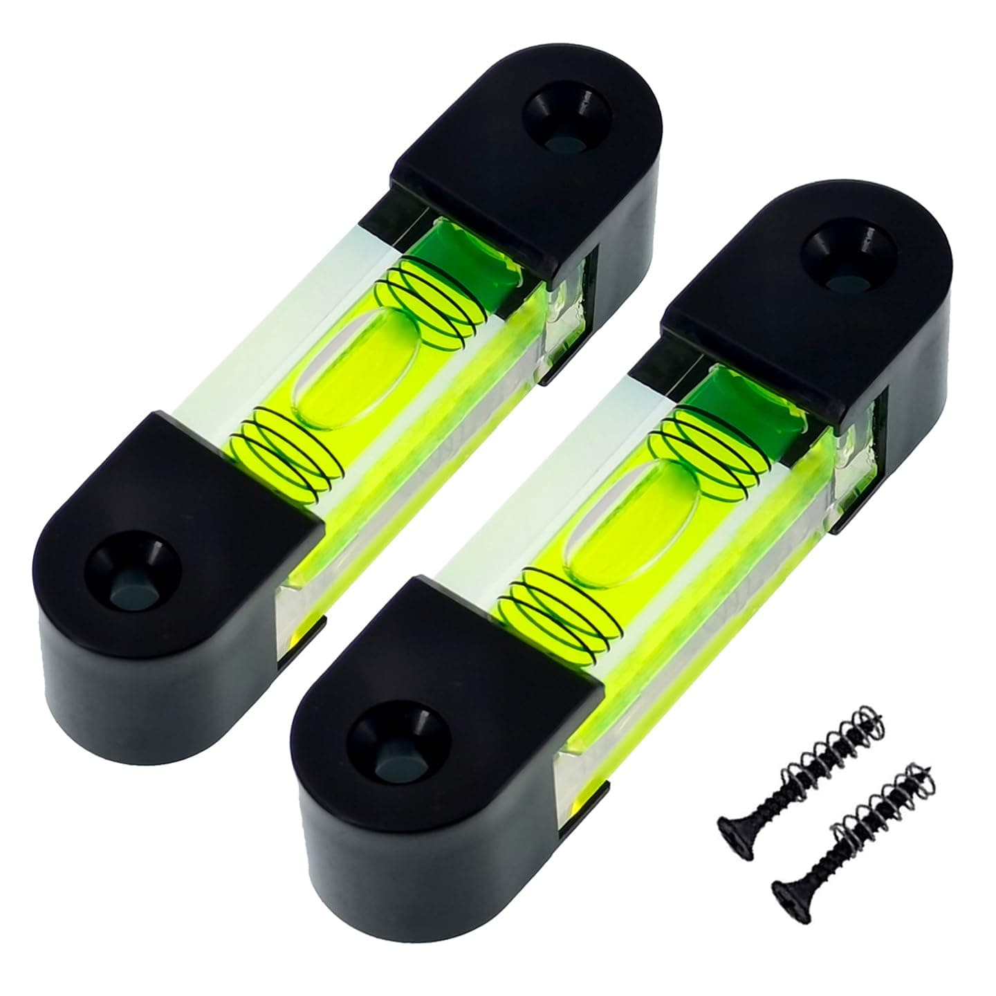 Installation Hole Whole Horizontal Bubble Level Ball Level Meter Horizontal Rule 68X18X16.3mm fittings screw (2pcs screw feed)