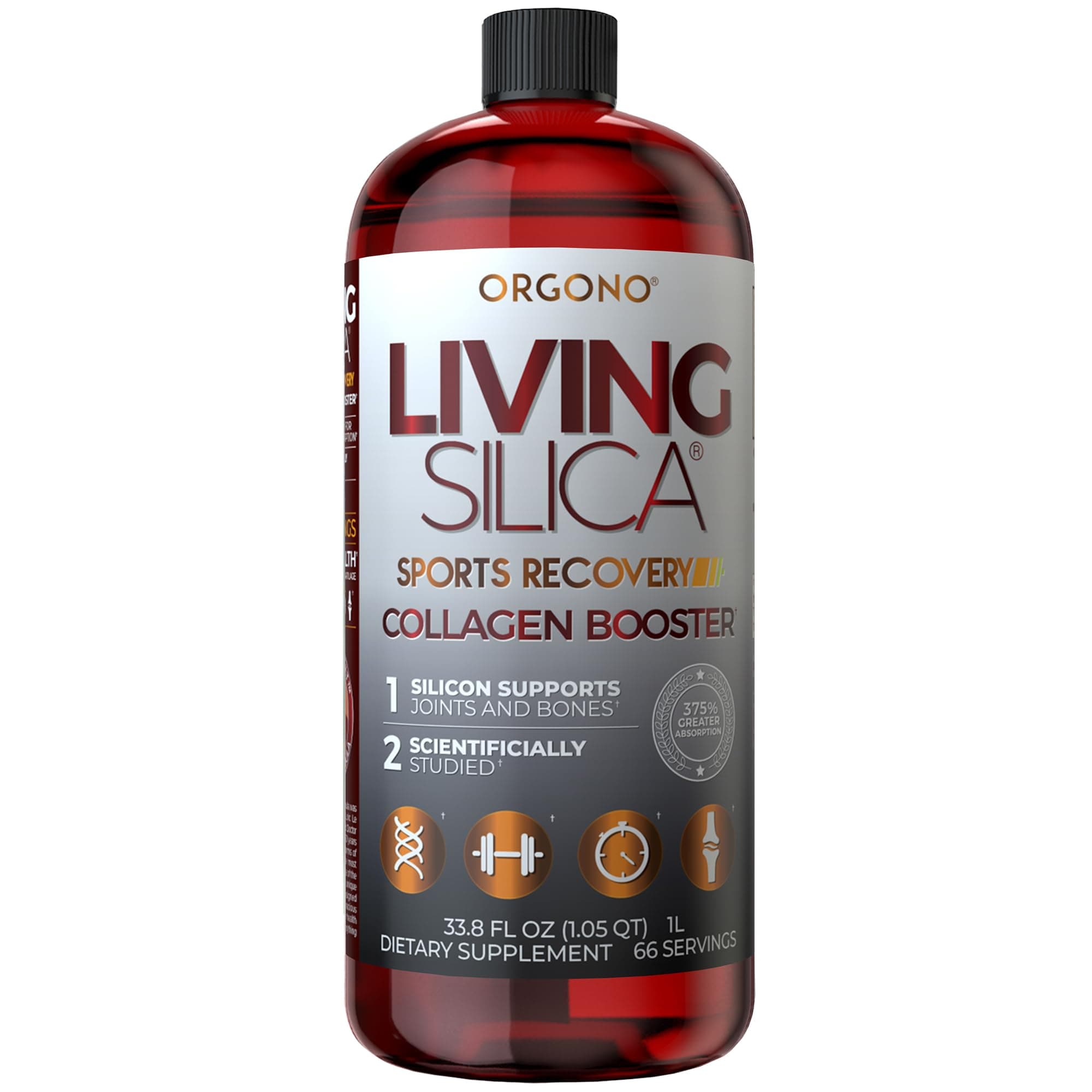 Orgono Living Silica - Sports Recovery Supplement 33.85 Oz. 130615