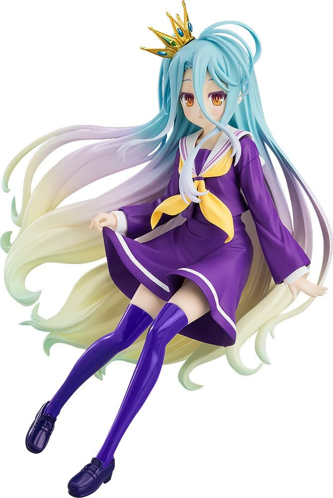 Good Smile No Game No Life: Shiro (Crown Ver.) Pop Up Parade PVC Figure, Multicolor