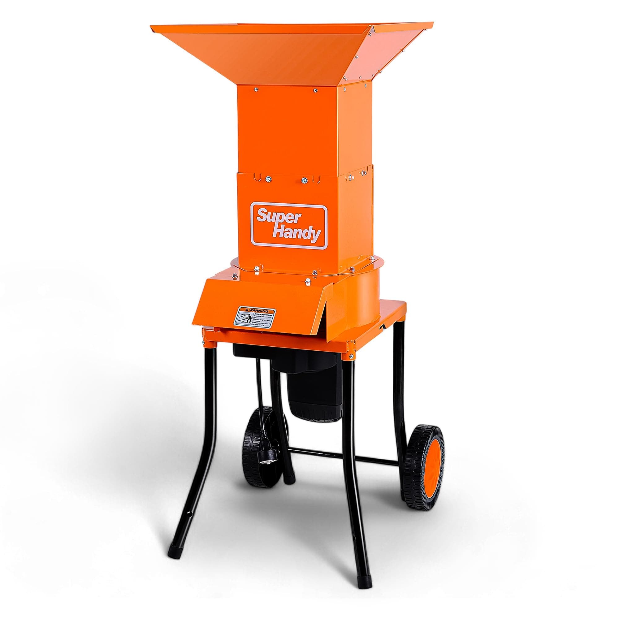 SuperHandy Leaf Mulcher Shredder Electric Waste Management Heavy Duty 120V AC 11" Inch Cutting Blade 0.5" Inch Cutting Capacity for Leaves, Grass, & Clippings