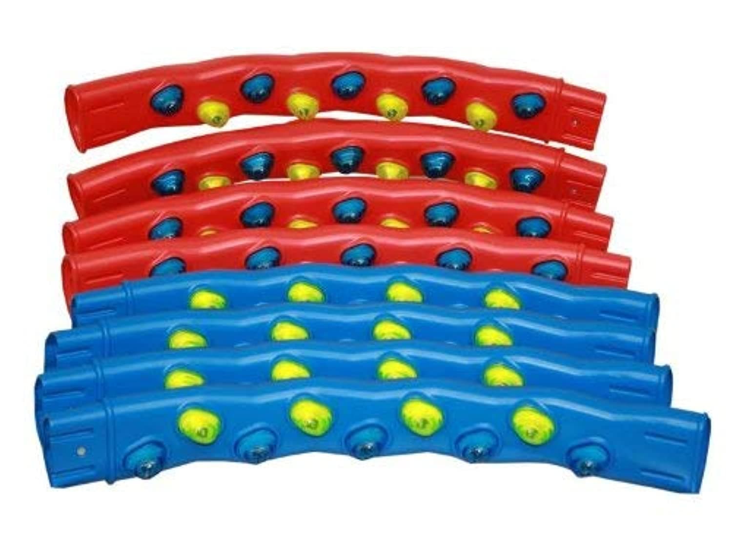 Lordex Fitness Hula Hoop Double Grace Magnetic Ball Js-6003 1.5 Kg -180cm, Multi Color