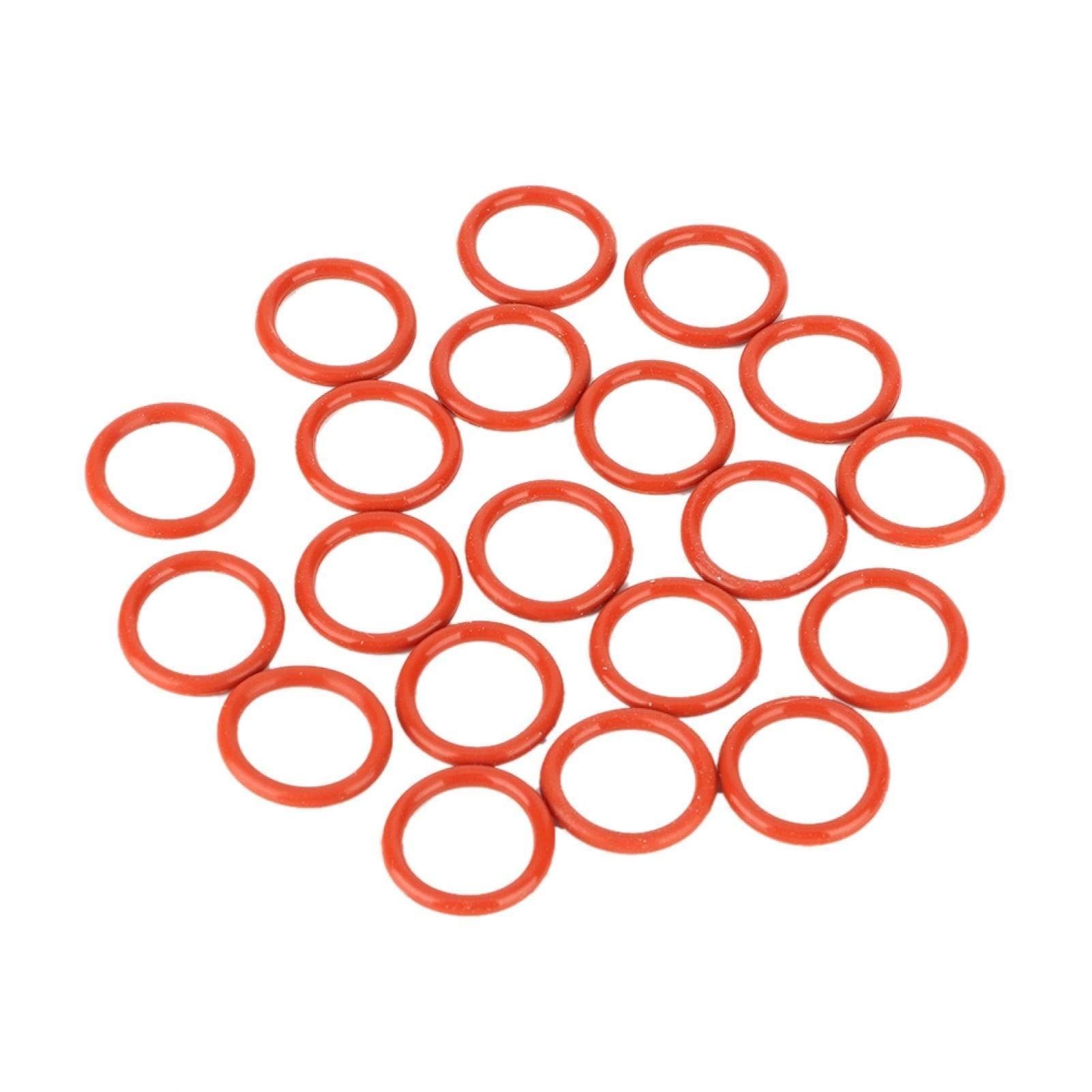 Acouto Tube Damper Silicone Rings Tube Dampers Silicone O-ring 20pcs Tube Damper Silicone Rings Fit for 12AX7 12AU7 12AT7 12BH7 EL84