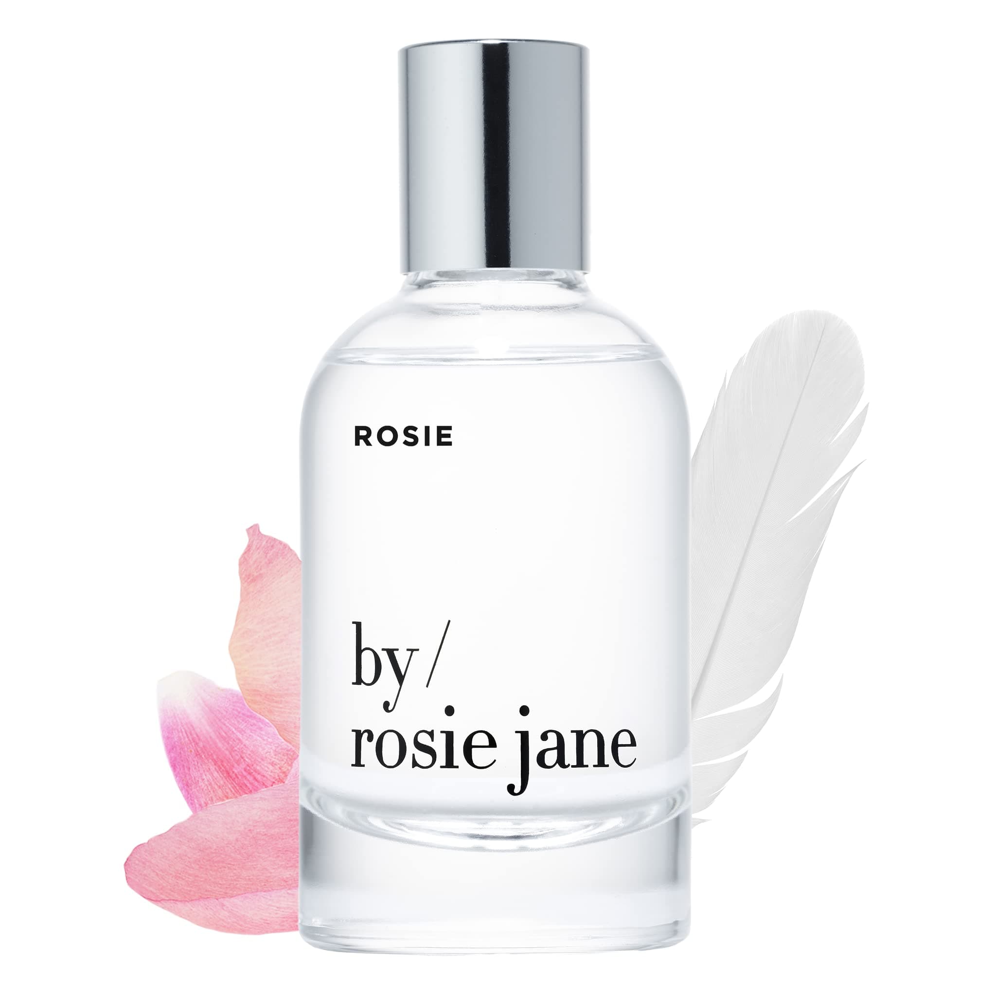 By Rosie Jane Eau De Parfum Spray (Rosie) - Clean Perfume for Women - Non-Toxic Body Mist with Notes of White Musk & Sweet Rose - Paraben, Sulfate & Phthalate Free (50ml)