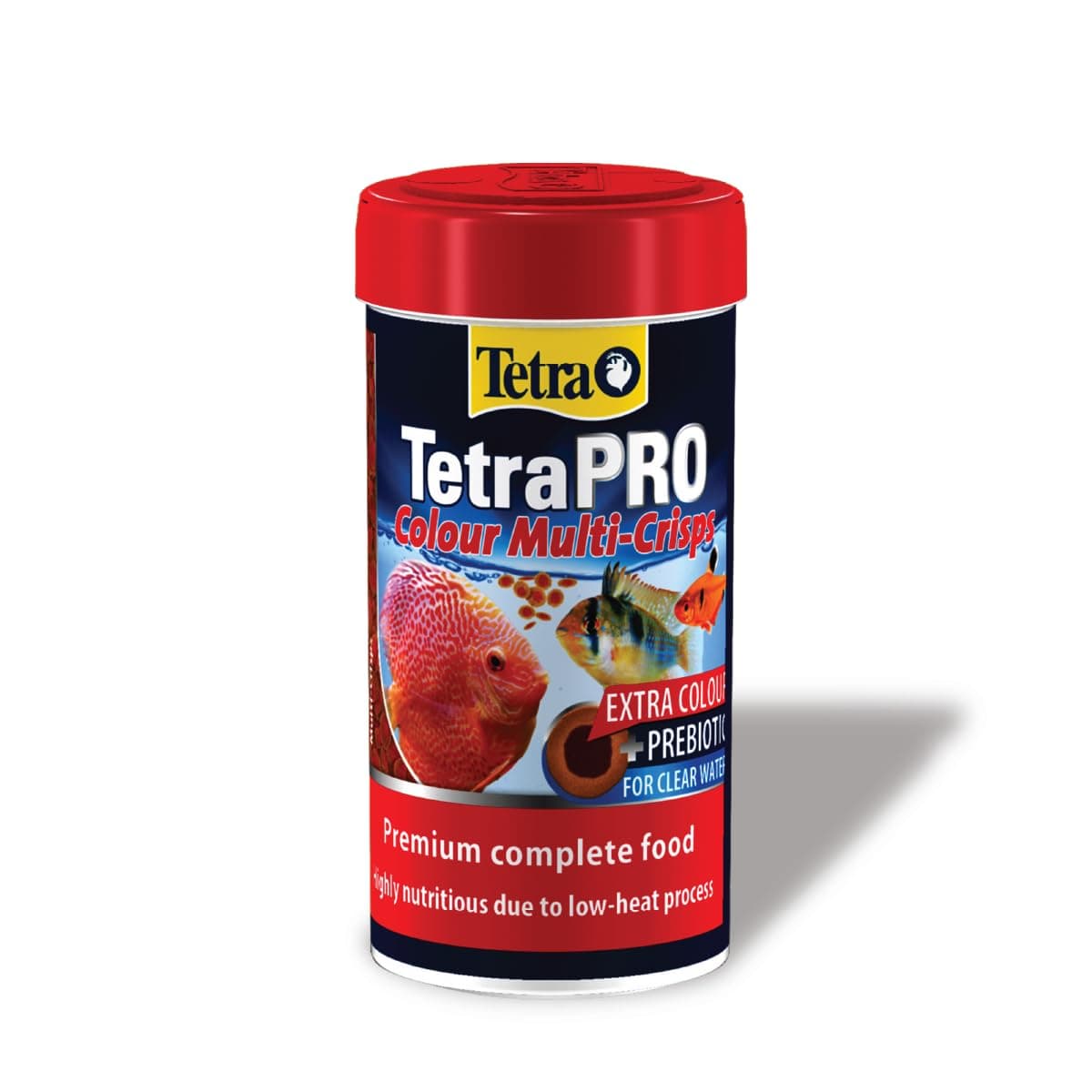 TetraPRO Colour Multi-Crisps Fish Food Premium Complete Food with Extra Colour Boost & Prebiotics for Vibrant Fish & Clear Water (55 gram, Colour Multi-Crisps)