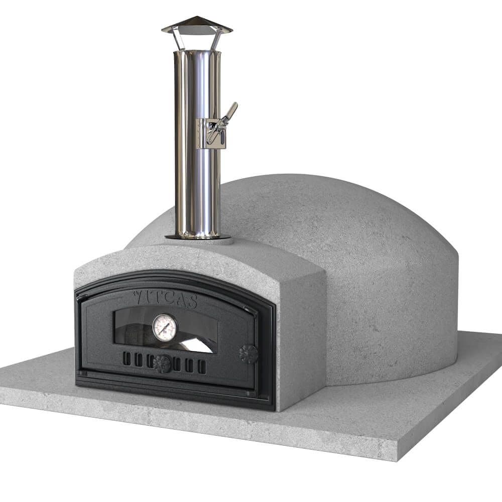 VITCAS DIY Wood Fired Pizza Oven Kit – Build Your Own Pompeii 80 Outdoor Oven