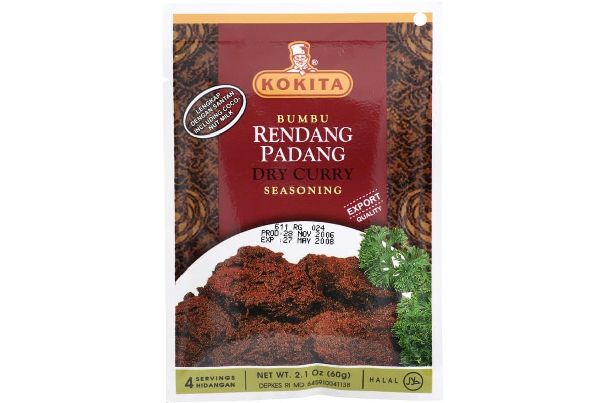 Bumbu Rendang Padang (Dry Curry Seasoning) - 2.1oz (Pack of 1)