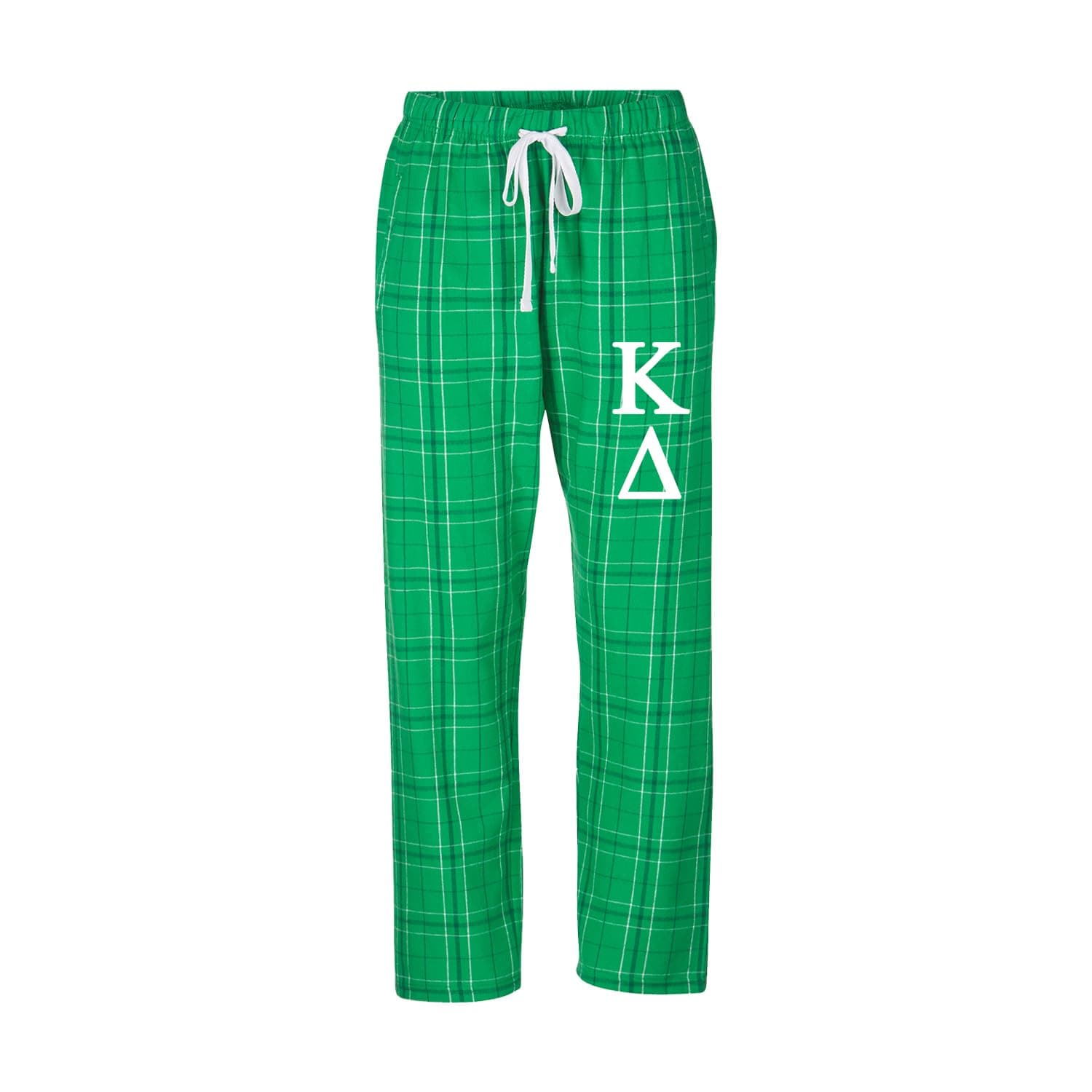 Kappa Delta Flannel Pajama Pants - Kay Dee Sorority Pjs Sleepwear - Unisex Sizing