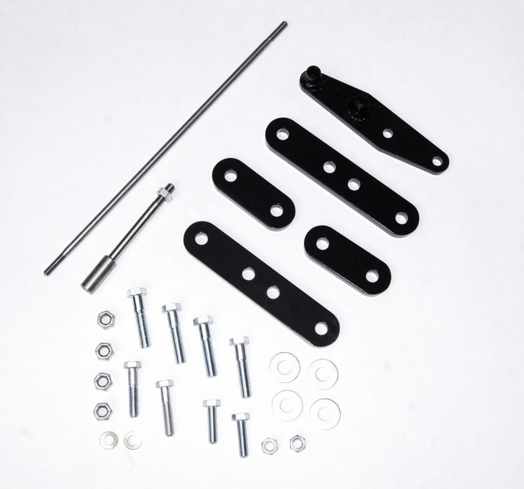 Compatible with Yamaha Stryker 3" Forward Control Relocation Extension Kit - Black Powder Coat, Stainless Steel Extension Depot