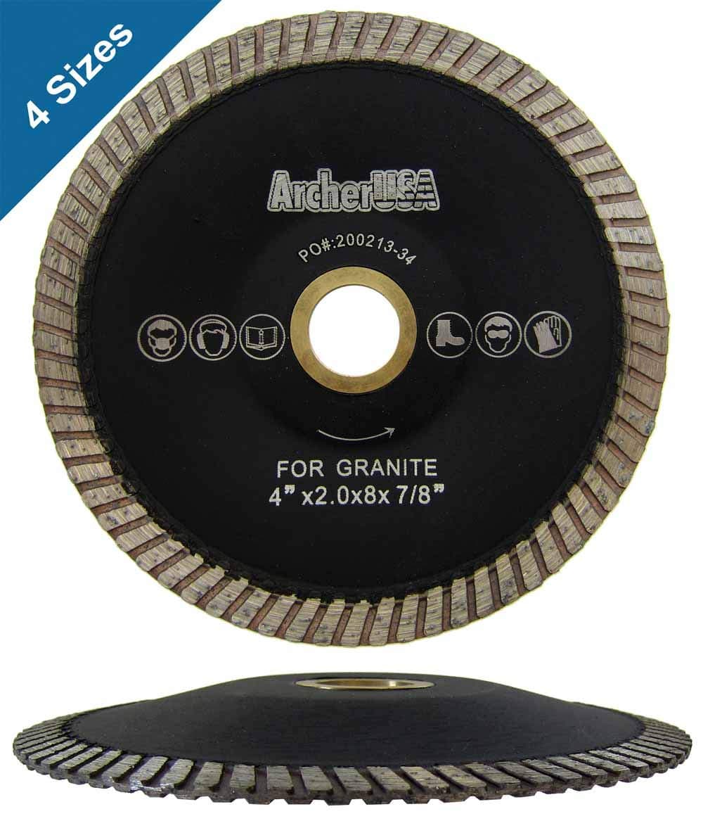 Archer PRO 7" in. Turbo Contour Diamond Blades for Curved Cutting